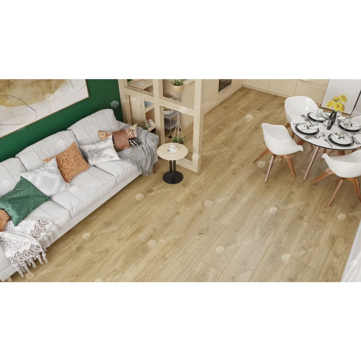 Ламинат Alpine Floor by Classen (Альпин Флор бай Классен) Aqua Life XL 8/33 Дуб Мюриц (Oak Muritz), Lf104-05