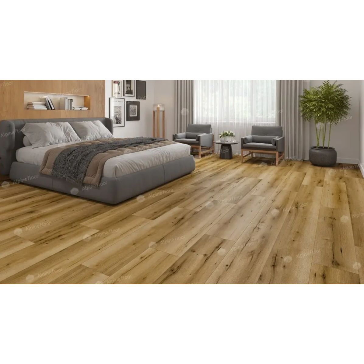 Ламинат Alpine Floor by Classen (Альпин Флор бай Классен) Aqua Life XL 8/33 Дуб Комо (Oak Como), Lf104-09