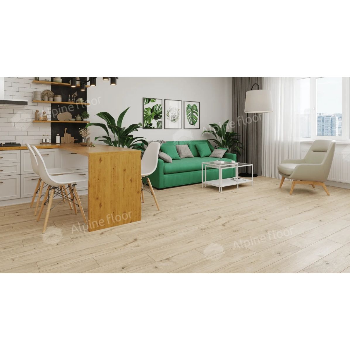 Ламинат Alpine Floor Original (Альпин Флор Орижинал) Aura 8/33 Дуб Верона (Oak Verona), Lf100-01