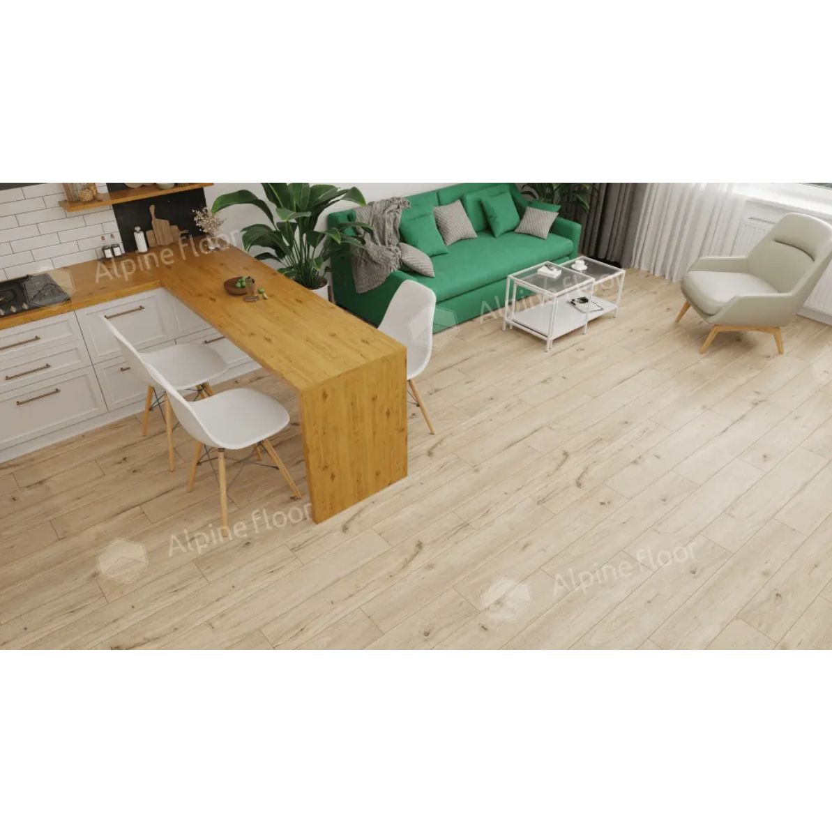 Ламинат Alpine Floor Original (Альпин Флор Орижинал) Aura 8/33 Дуб Верона (Oak Verona), Lf100-01