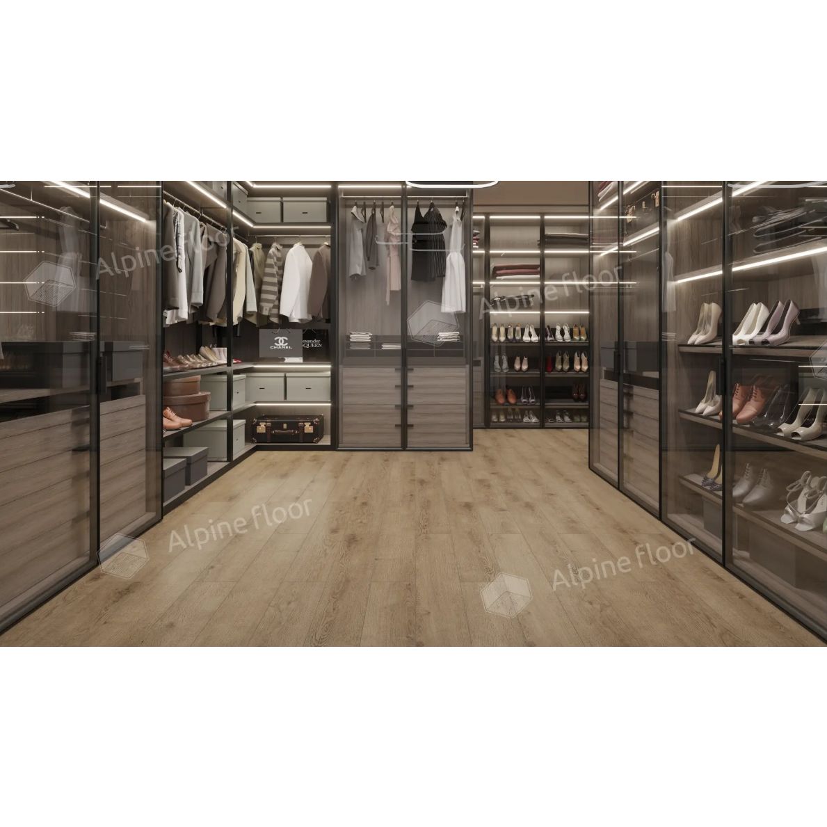 Ламинат Alpine Floor Original (Альпин Флор Орижинал) Aura 8/33 Дуб Феррара (Oak Ferrara), Lf100-03