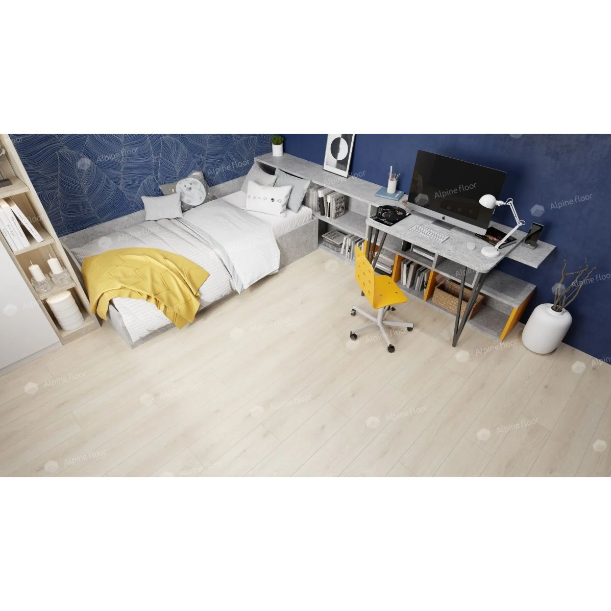 Ламинат Alpine Floor by Classen (Альпин Флор бай Классен) Aqua Life 8/33 Дуб Венеция (Oak Venice), Lf103-03