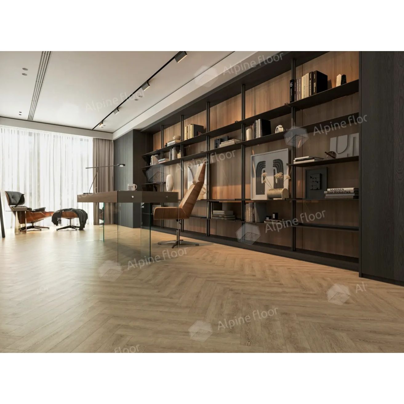 Ламинат Alpine Floor (Альпин Флор) Herringbone 8 8/33 Дуб Прованс (Oak Provence), Lf102-07