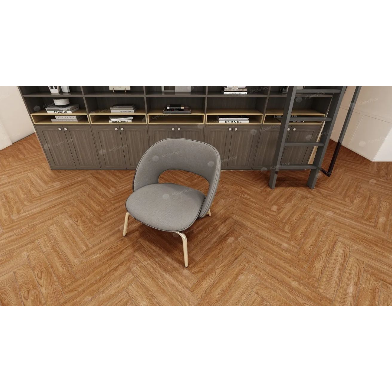 Ламинат Alpine Floor Original (Альпин Флор Орижинал) Herringbone 12 12/34 Дуб Калабрия (Oak Calabria), Lf105-09