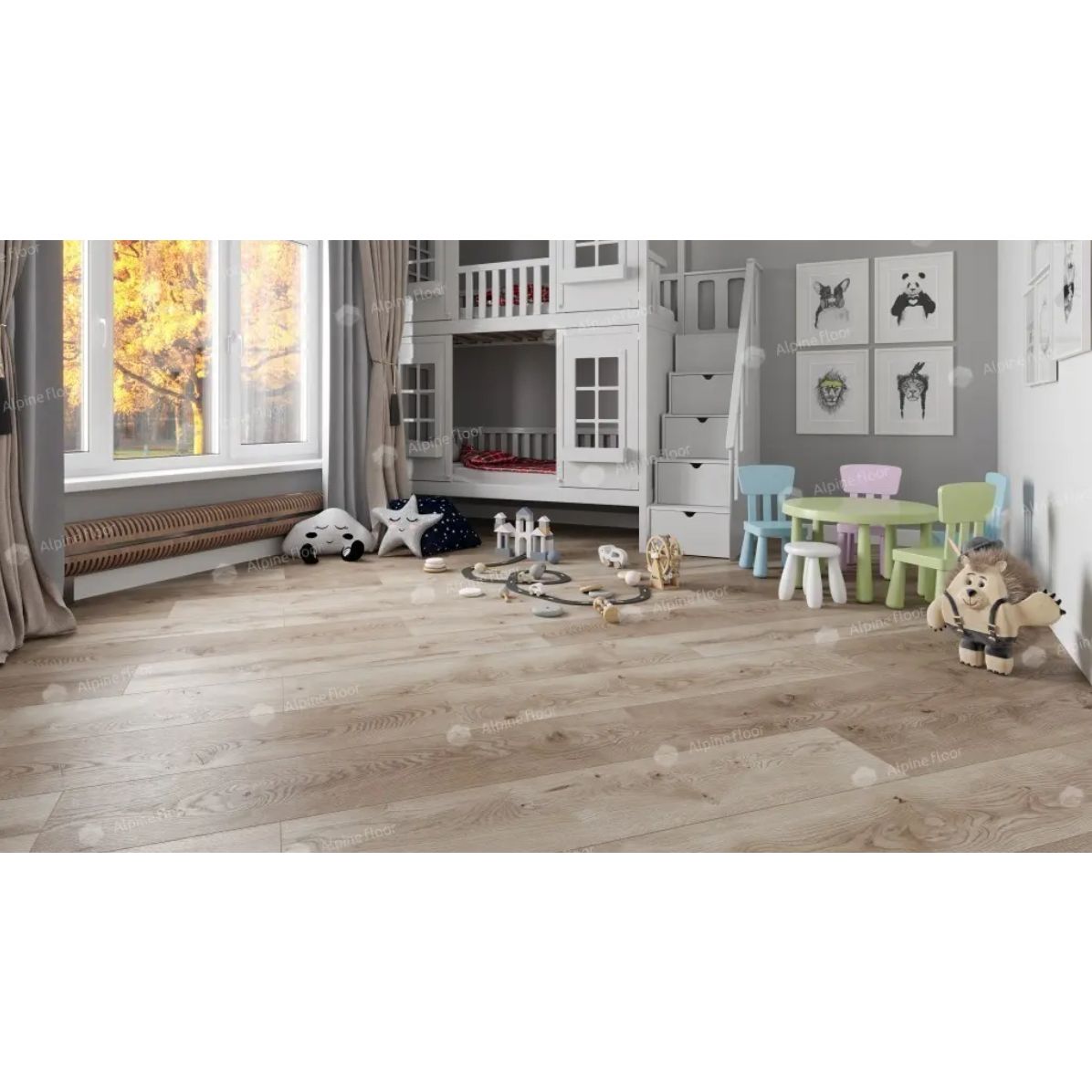 Ламинат Alpine Floor by Classen (Альпин Флор бай Классен) Aqua Life 8/33 Дуб Гитхорн (Oak Giethoorn), Lf103-07