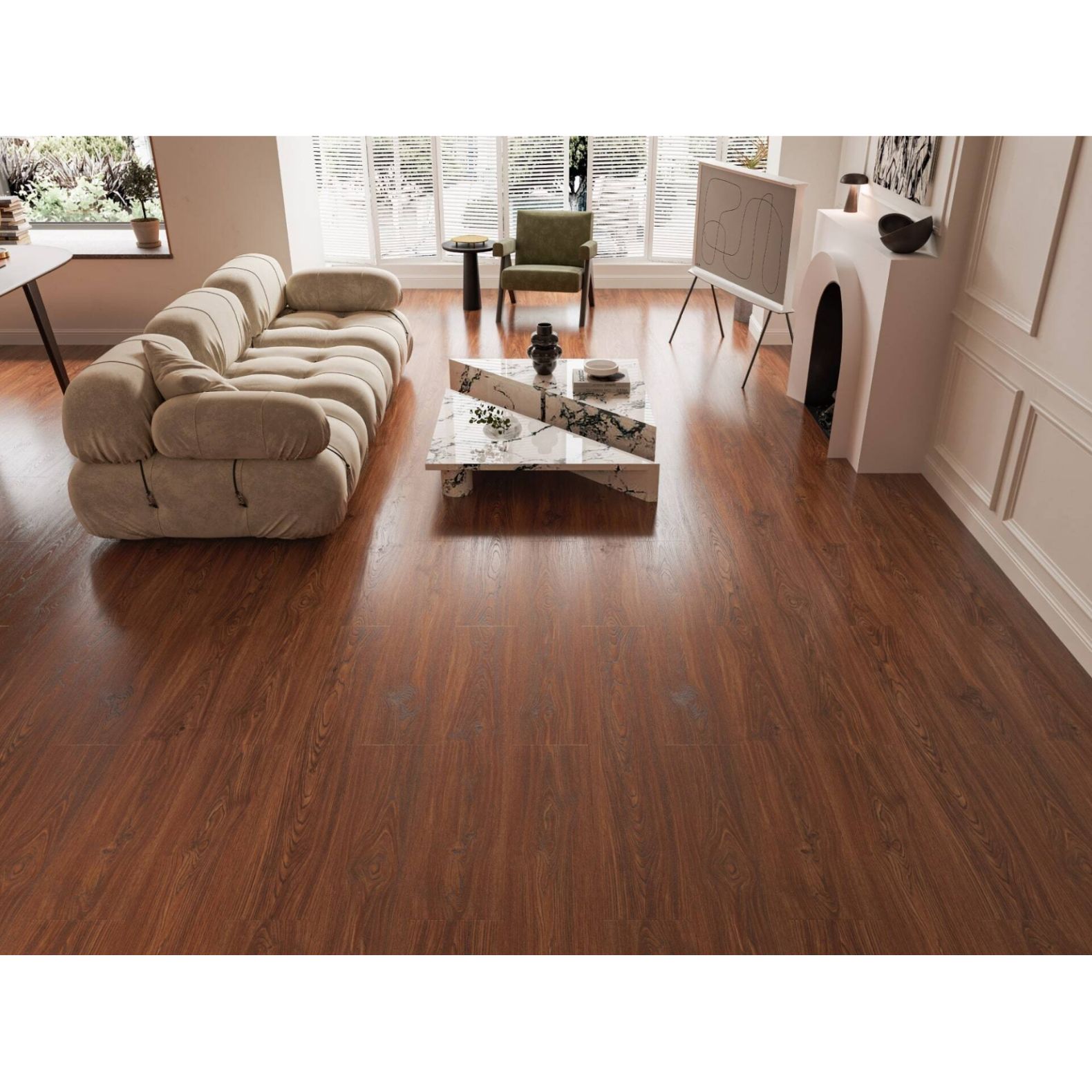 Ламинат Mostflooring (Мостфлуринг) Brilliant 12/33 Орех Темный (Walnut Dark) , A11711