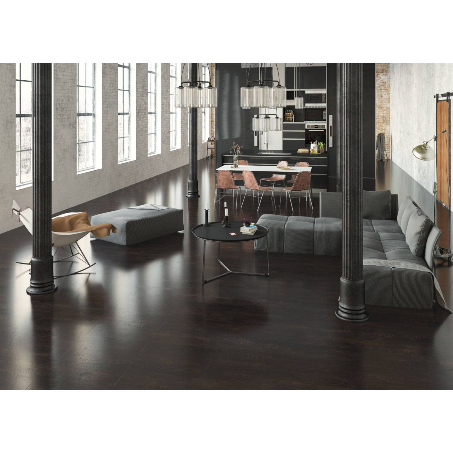 Ламинат Mostflooring Brilliant 12/33 Венге (Wenge), A11709