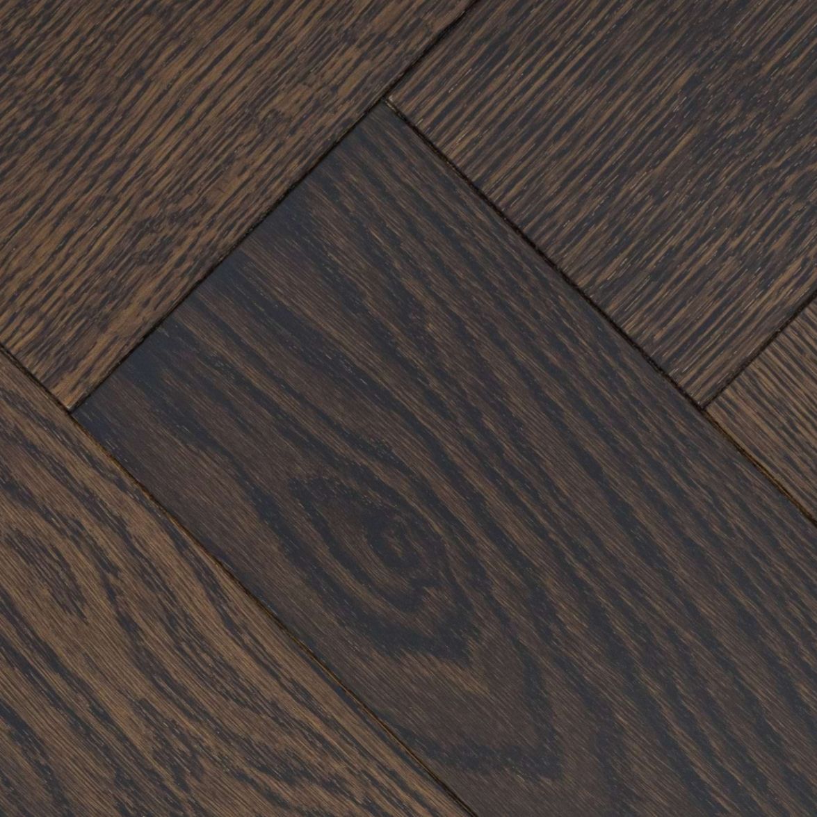 Инженерный двухслойный паркет Damy Floor (Дэми Флор) Luxury Английская елка Евростандарт Шоколадный 600х90х15 мм