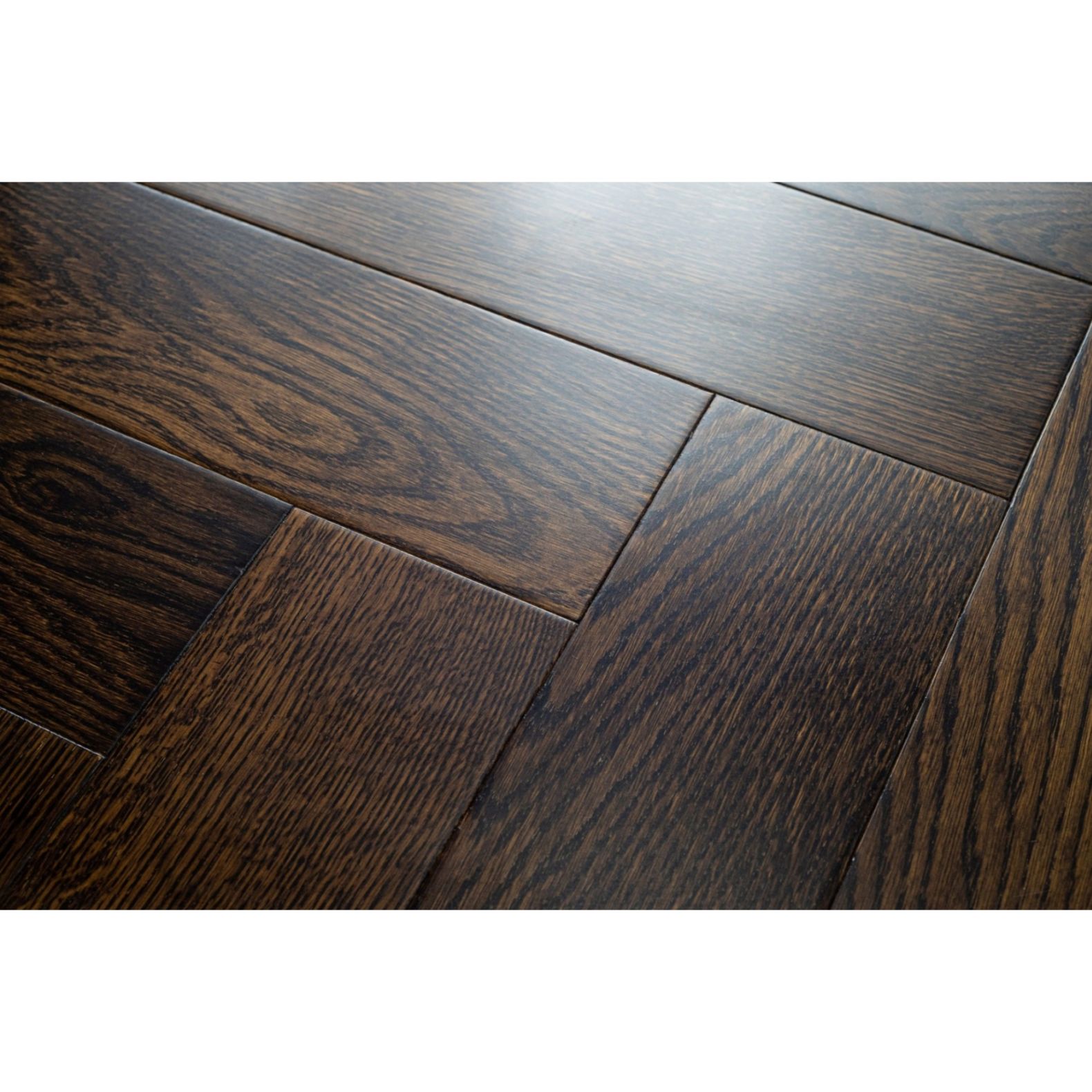 Инженерный двухслойный паркет Damy Floor (Дэми Флор) Luxury Английская елка Селект Шоколадный 600х90х15 мм