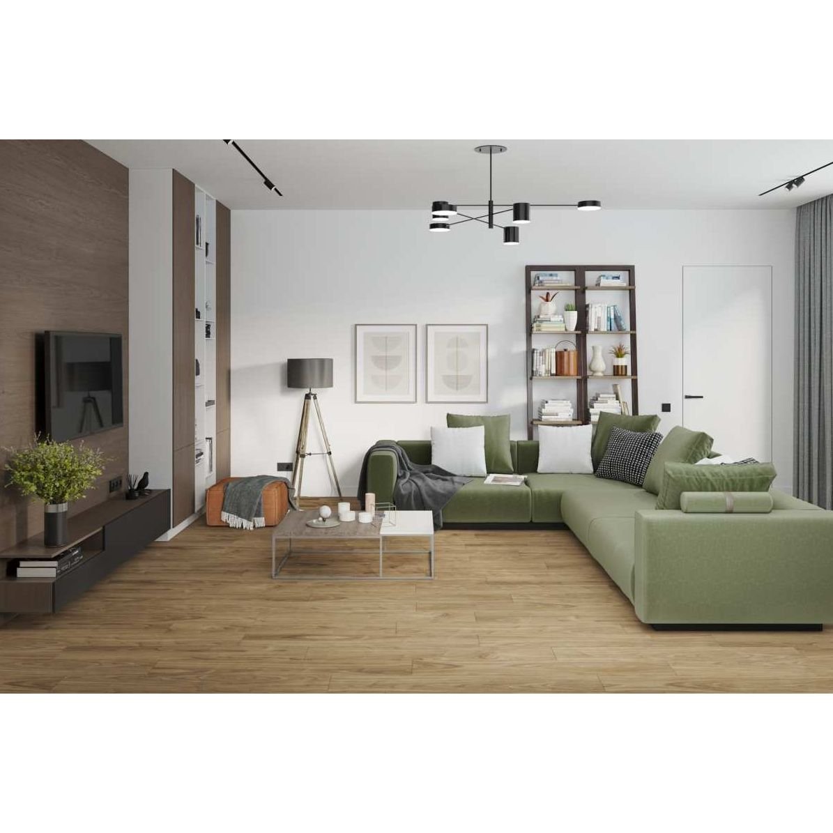 Виниловый пол SPC Damy Floor (Деми Флур) Family SPC 4/43 Орех Европейский (Walnut European), 0036-2