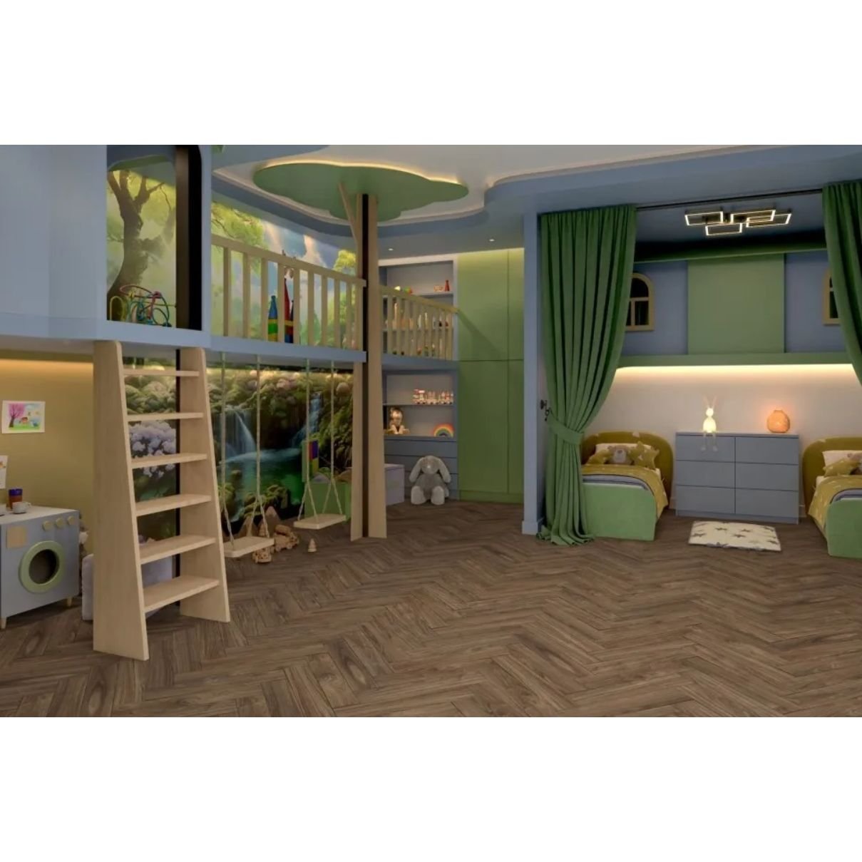 Виниловый пол SPC Damy Floor (Деми Флур) London SPC 4/43 Дерби (Derby), 0036-1