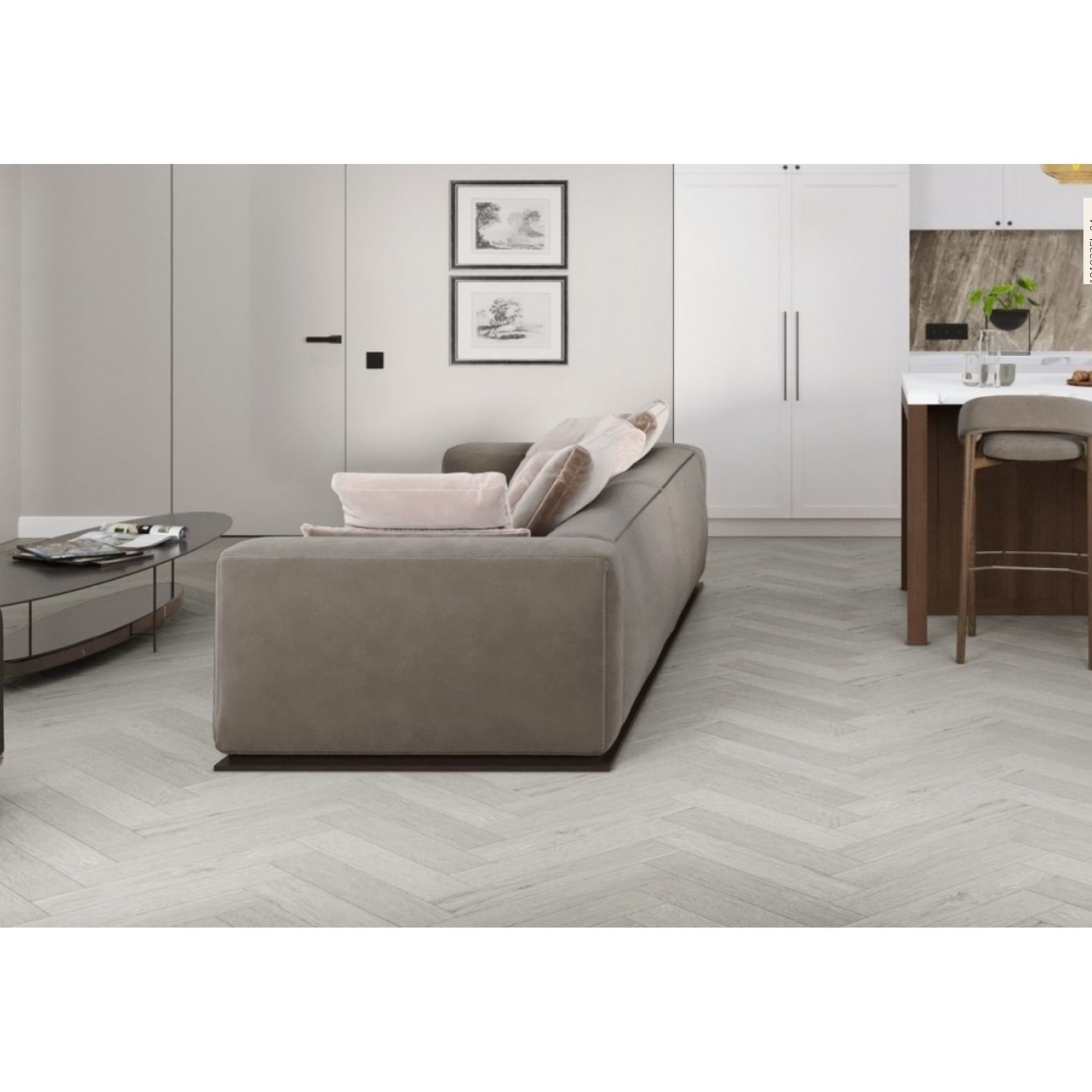 Кварц-виниловая плитка Damy Floor (Деми Флур) London LVT 2,5/43 Йорк (York), 191023EL-04-LVT