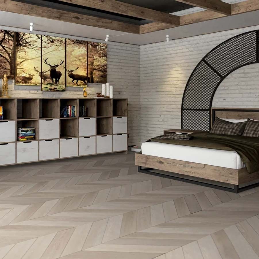 Кварц-виниловая плитка Damy Floor (Деми Флур) Chevron LVT 2,5/43 Пале-Рояль (Palais Royal), DF02-Ch-LVT