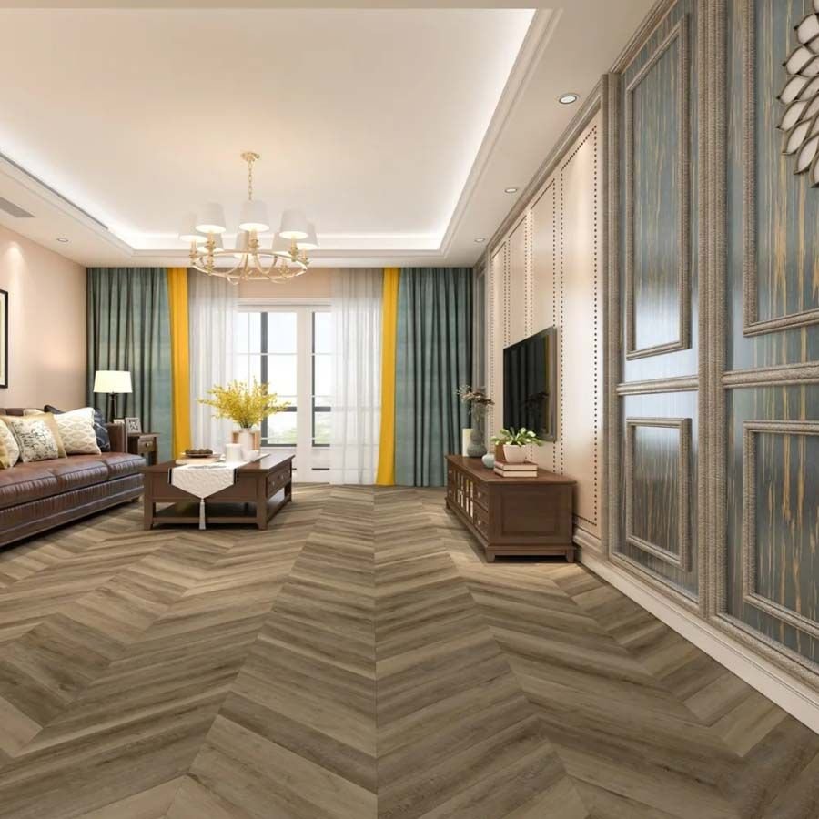 Кварц-виниловая плитка Damy Floor (Деми Флур) Chevron LVT 2,5/43 Амбуаз (Amboise), DF06-Ch-LVT