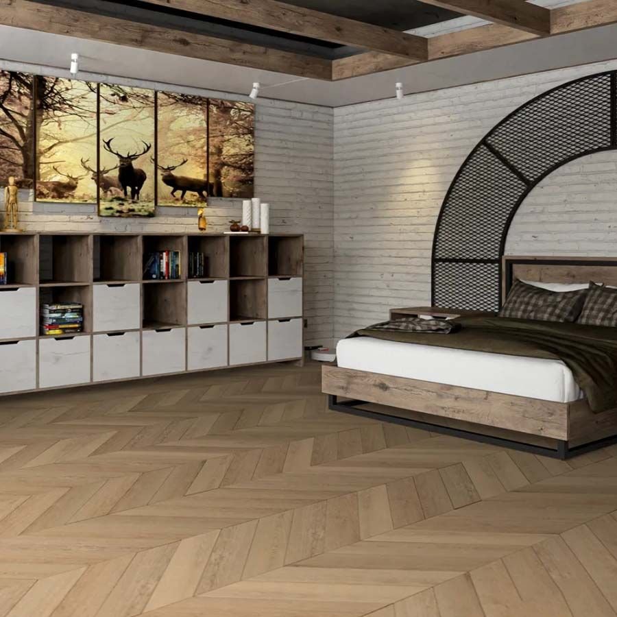 Кварц-виниловая плитка Damy Floor (Деми Флур) Chevron LVT 2,5/43 Сен-Клу (Saint Cloud), DF10-Ch-LVT