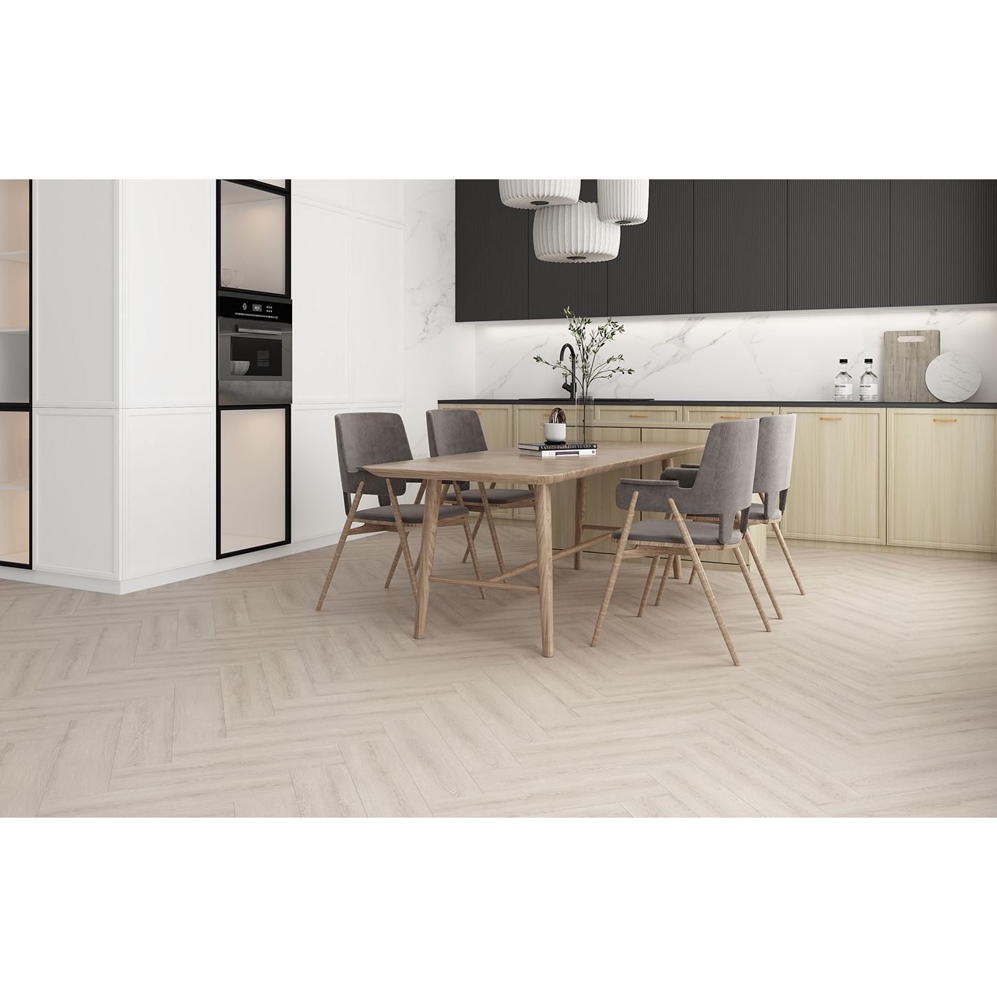 Ламинат Stone Floor (Стоун Флур) MSPC Herringbone 8/43 Дуб Брукфилд (Oak Brookfield), DCH2-8 MР