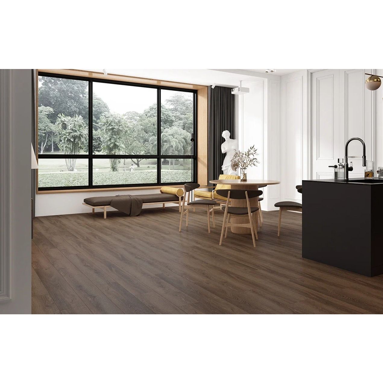 Ламинат Stone Floor (Стоун Флур) MSPC 8/43 Дуб Браунфилд (Oak Brownfield), DCF5-10 MР