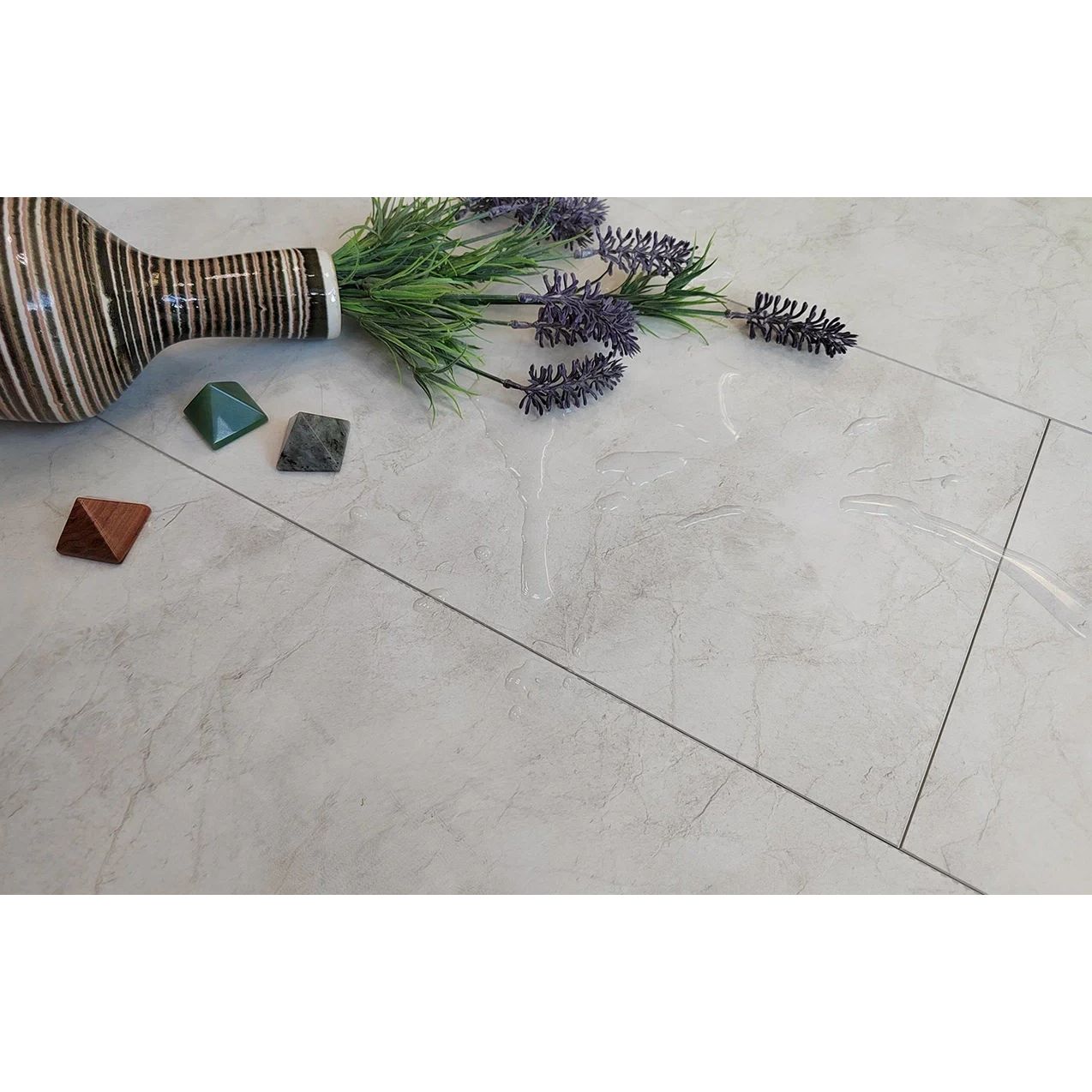 Ламинат Stone Floor (Стоун Флур) MSPC Big Stone 8/43 Серый Мрамор (Gray Marble), DCA5 MP