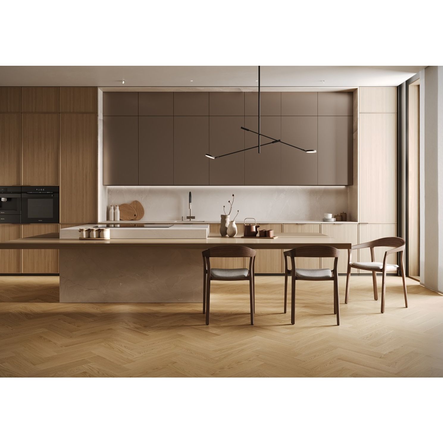 Инженерная доска Quartz Parquet (Кварц Паркет) Штучный паркет 5/34 Дуб Тоскана (Oak Tuscan), 44-407