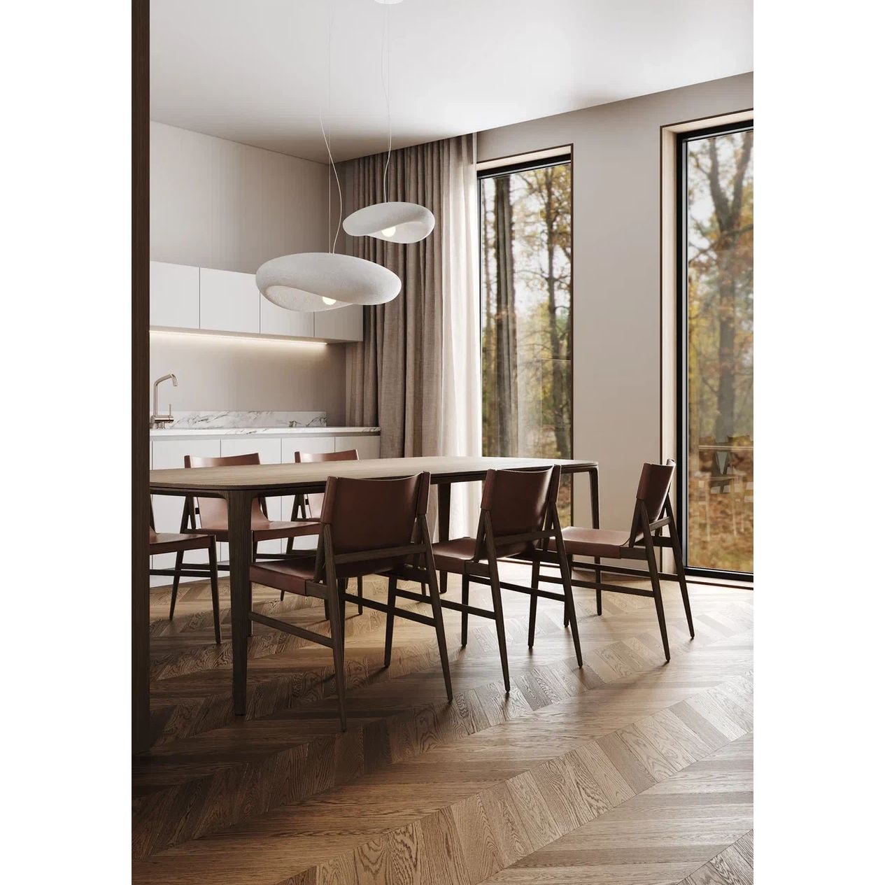 Инженерная доска Quartz Parquet (Кварц Паркет) Французская елка 6/34 Дуб Рустикальный (Oak Rustic), 99-410
