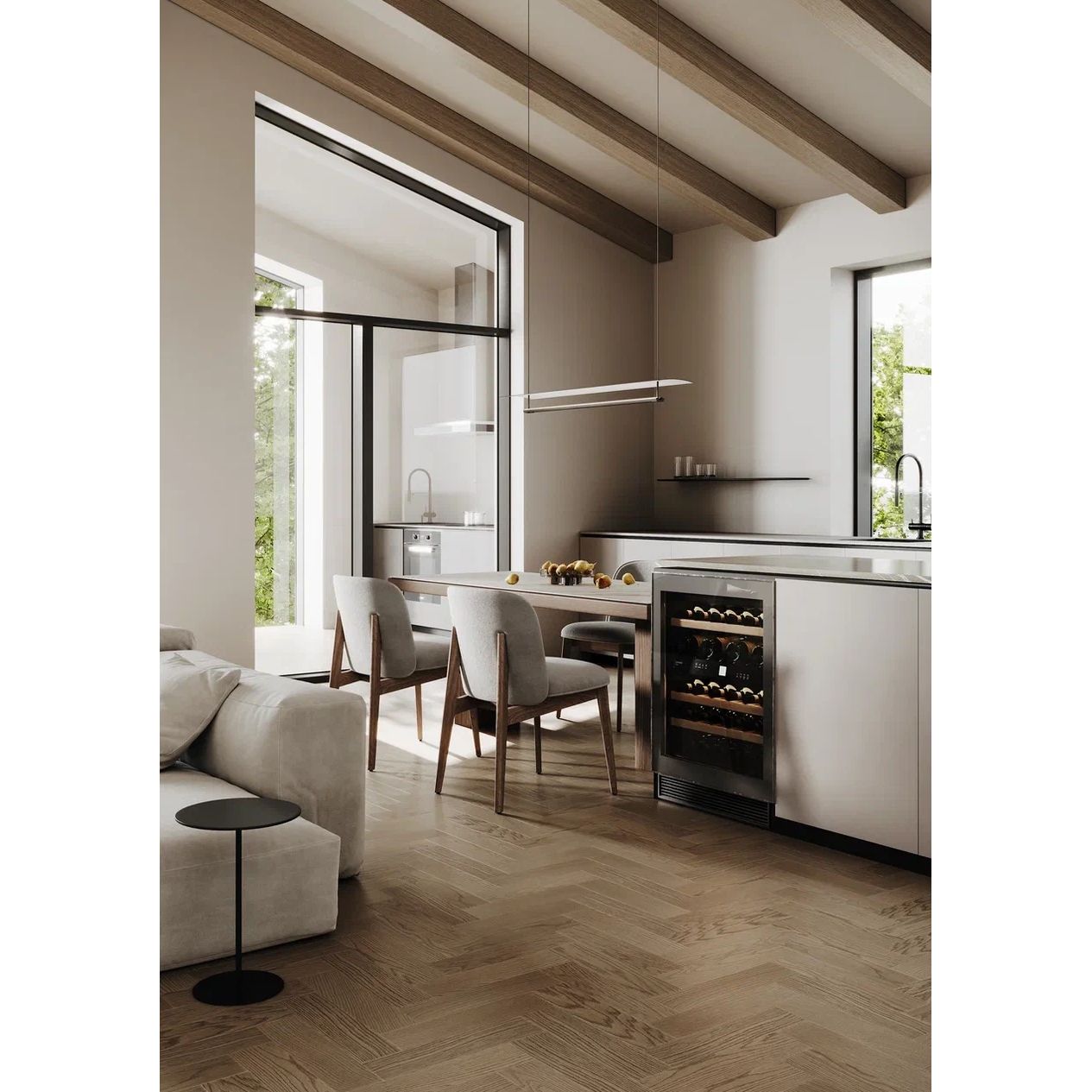 Инженерная доска Quartz Parquet (Кварц Паркет) Штучный паркет 5/34 Дуб Муссон (Oak Monsoon), 44-1258-02