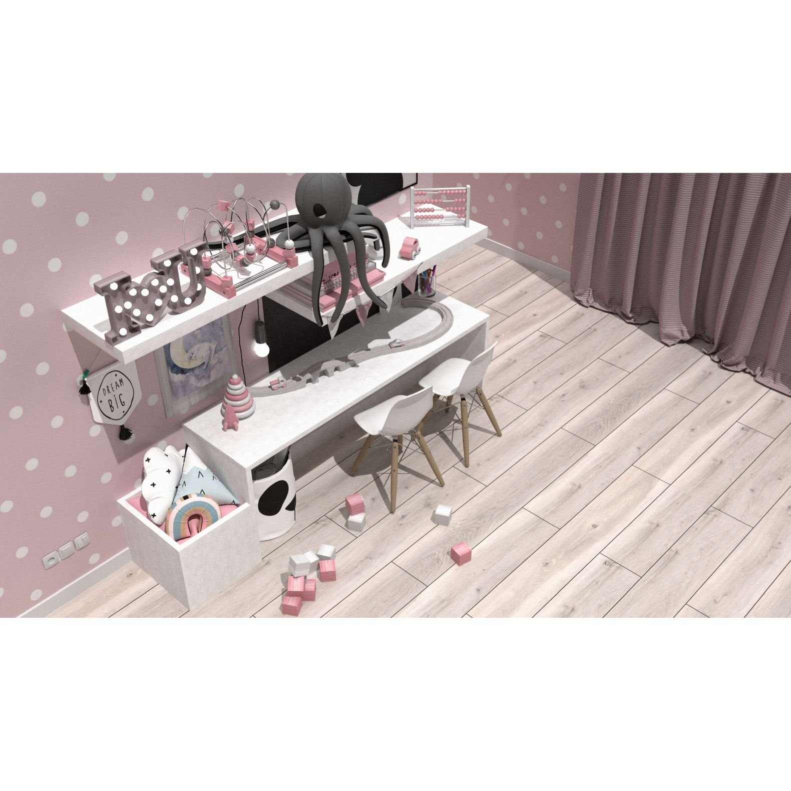 Виниловый SPC ламинат Planker (Планкер) Force 3,5/33 Дуб Джой (Oak Joy) , 4007