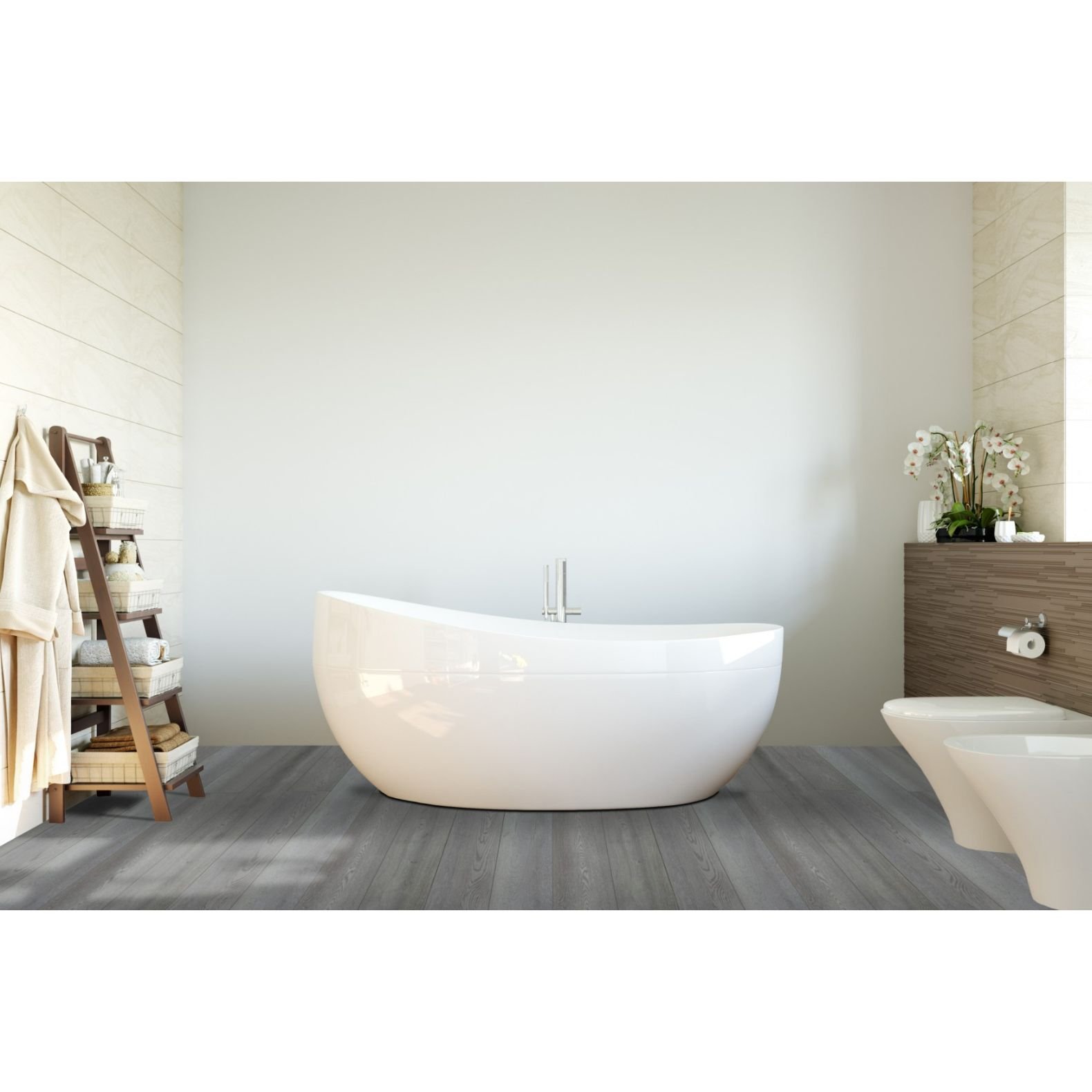 Виниловый SPC ламинат Planker (Планкер) Rockwood 4/33 Дуб Жемчужный (Oak Pearl) , 1004