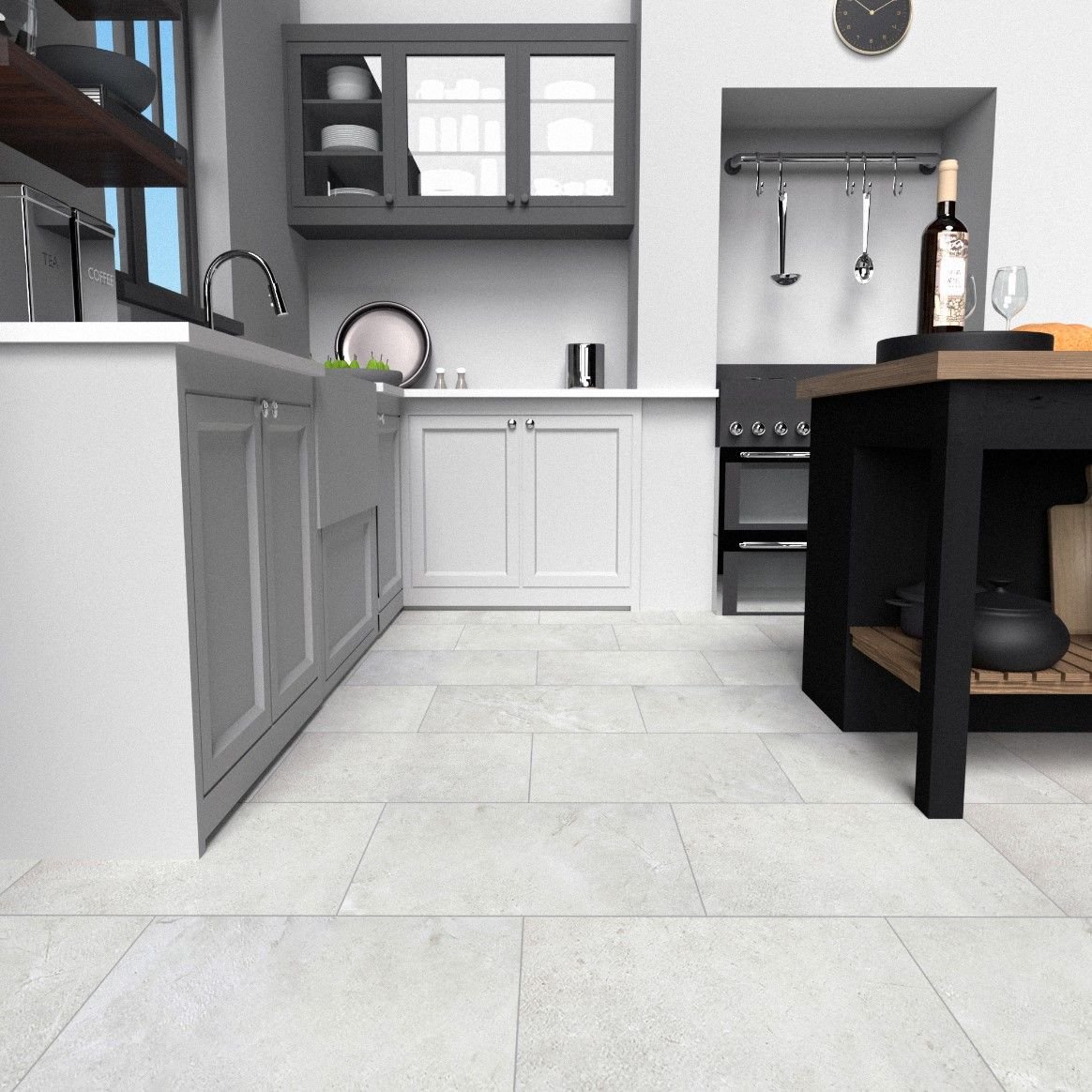 Виниловый SPC ламинат Planker (Планкер) Stone 4/33 Мунлайт (Moonlight) , 5002