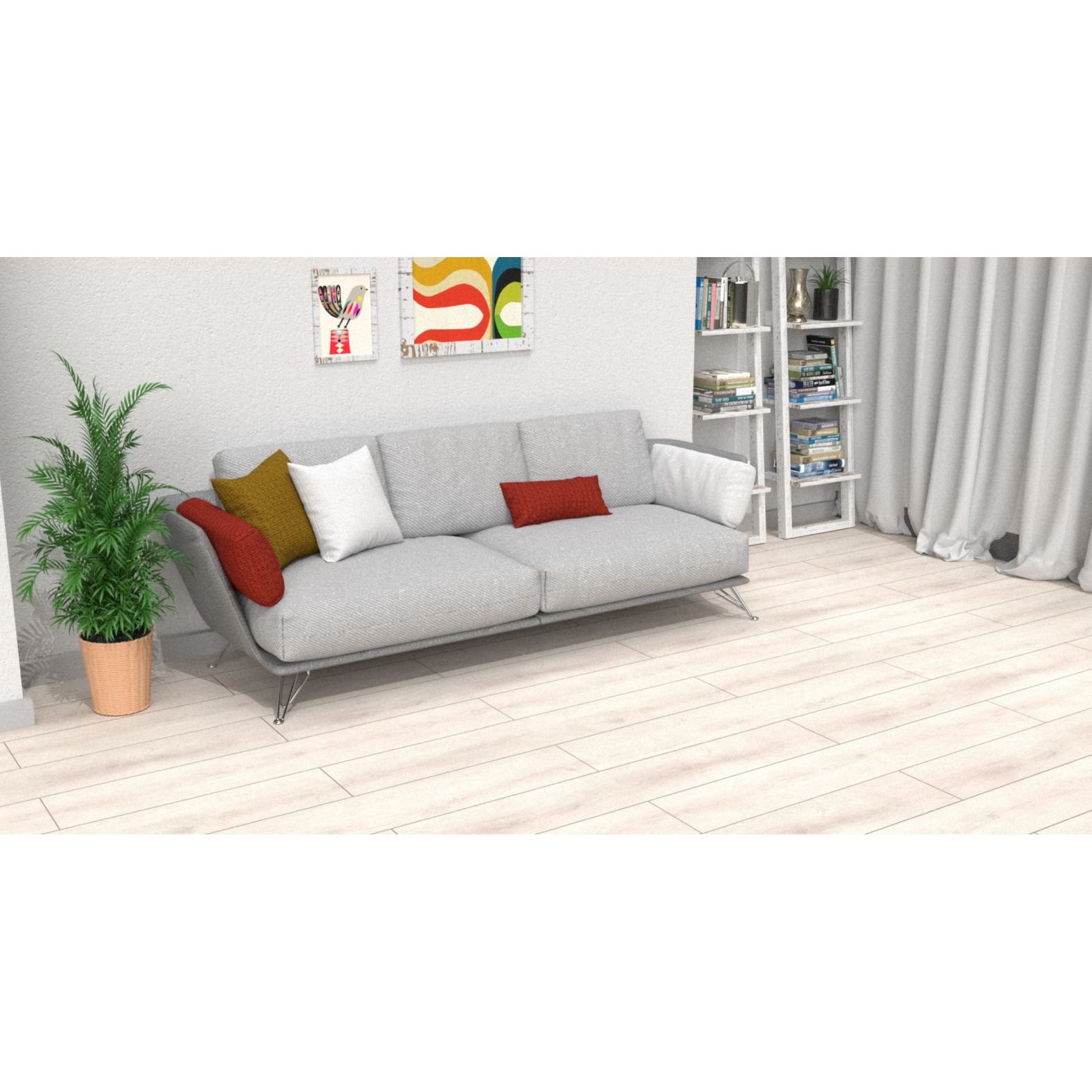 Виниловый SPC ламинат Planker (Планкер) Exceed 4/43 Дуб Аврора (Oak Aurora) , 6003
