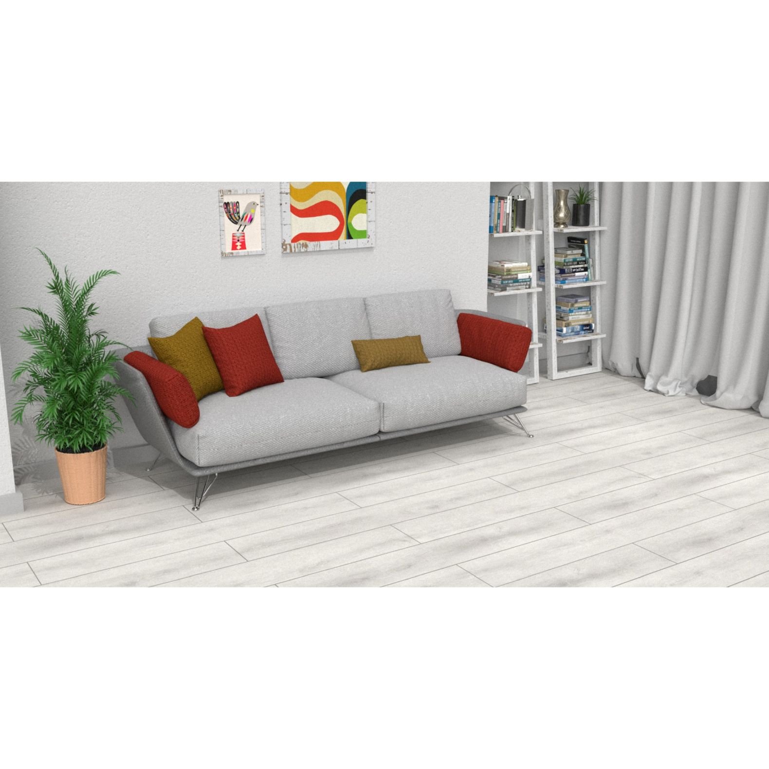 Виниловый SPC ламинат Planker (Планкер) Exceed 4/43 Дуб Юниверс (Oak Universe) , 6005