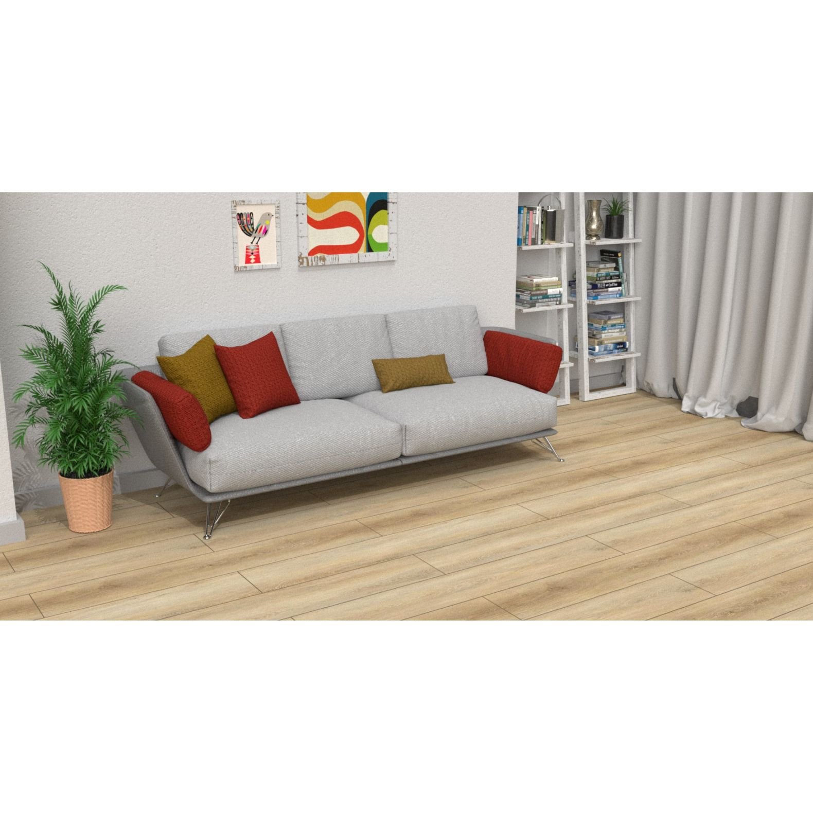 Виниловый SPC ламинат Planker (Планкер) Exceed 4/43 Дуб Интегра (Oak Integra) , 6007