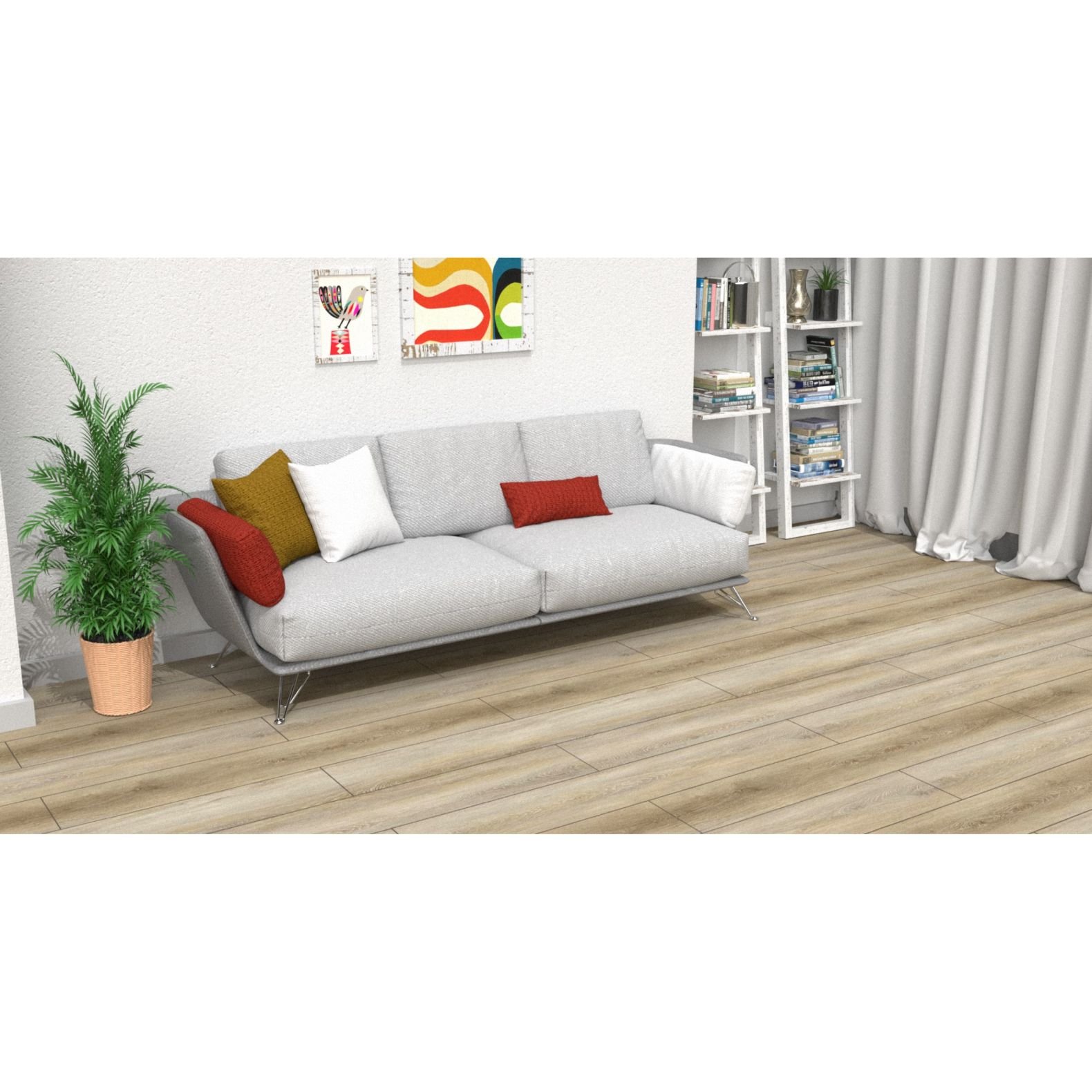 Виниловый SPC ламинат Planker (Планкер) Exceed 4/43 Дуб Спирит (Oak Spirit) , 6010