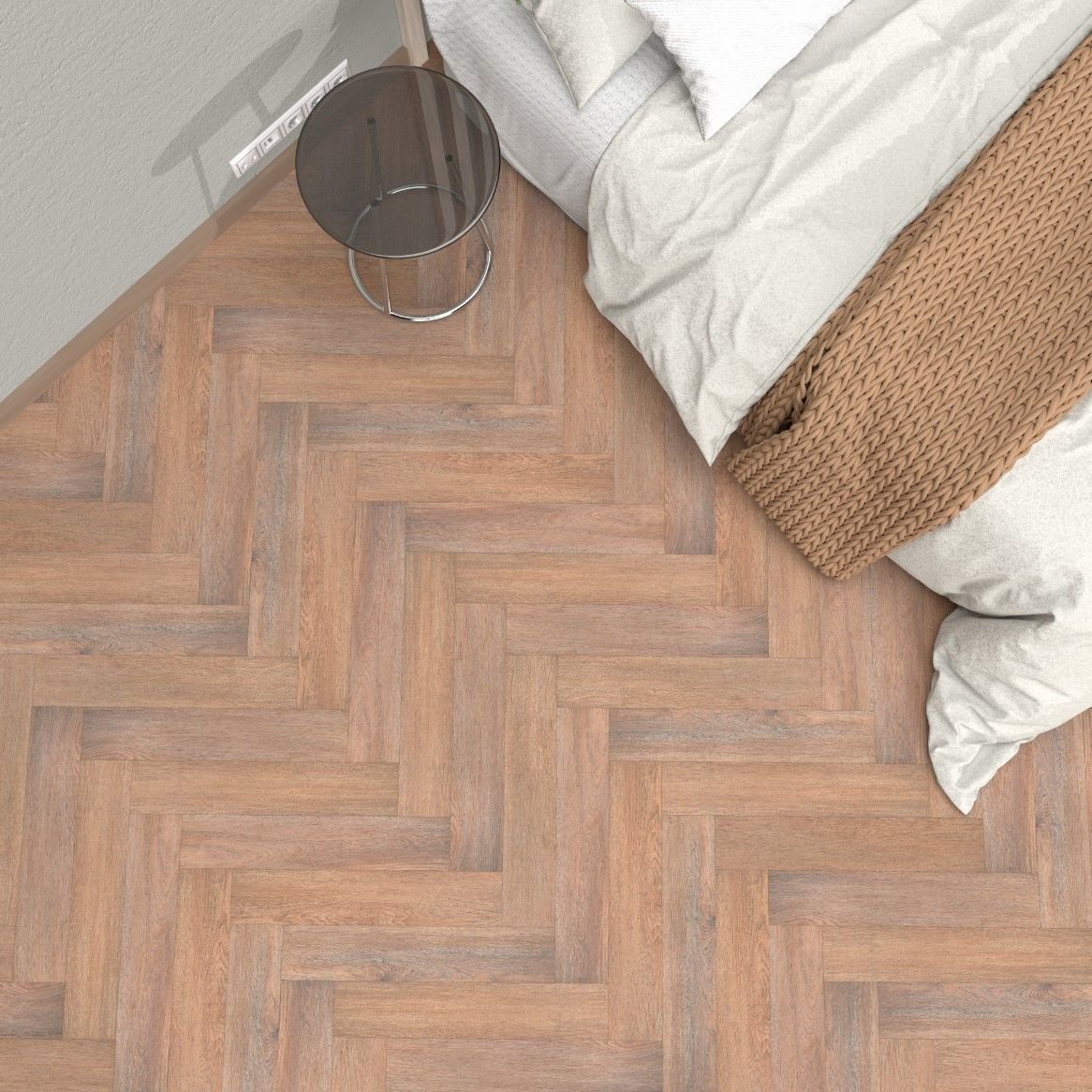 Виниловый SPC ламинат Planker (Планкер) Charisma 4/43 Роуз (Rose) , 7001