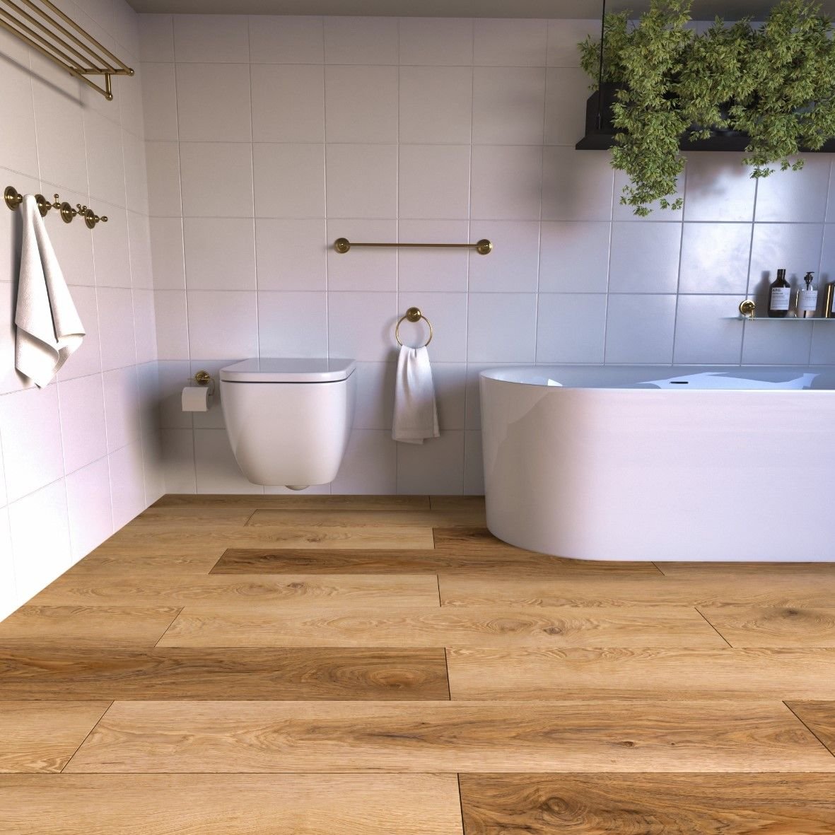 Виниловый SPC ламинат Planker (Планкер) Magnetic 5/43 Дуб Ажен (Oak Agen) , 1101