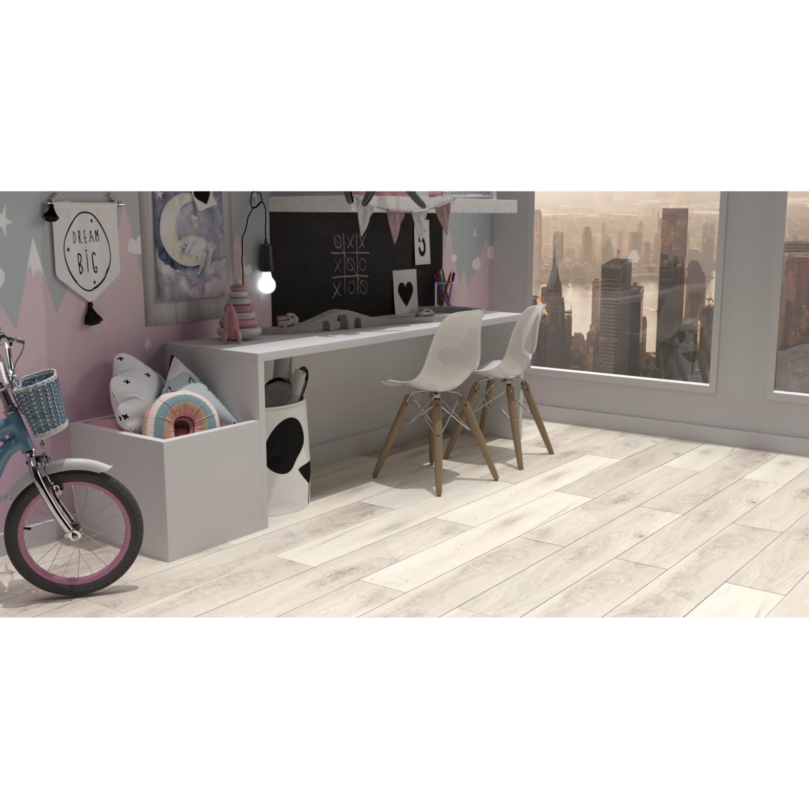 Виниловый SPC ламинат Planker (Планкер) Magnetic 5/43 Дуб Матур (Oak Mathur) , 1104