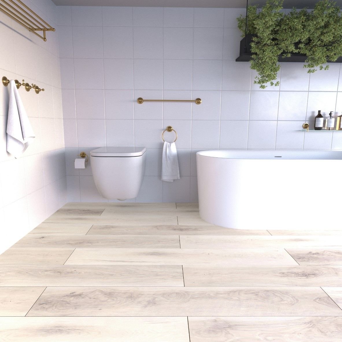 Виниловый SPC ламинат Planker (Планкер) Magnetic 5/43 Дуб Матур (Oak Mathur) , 1104