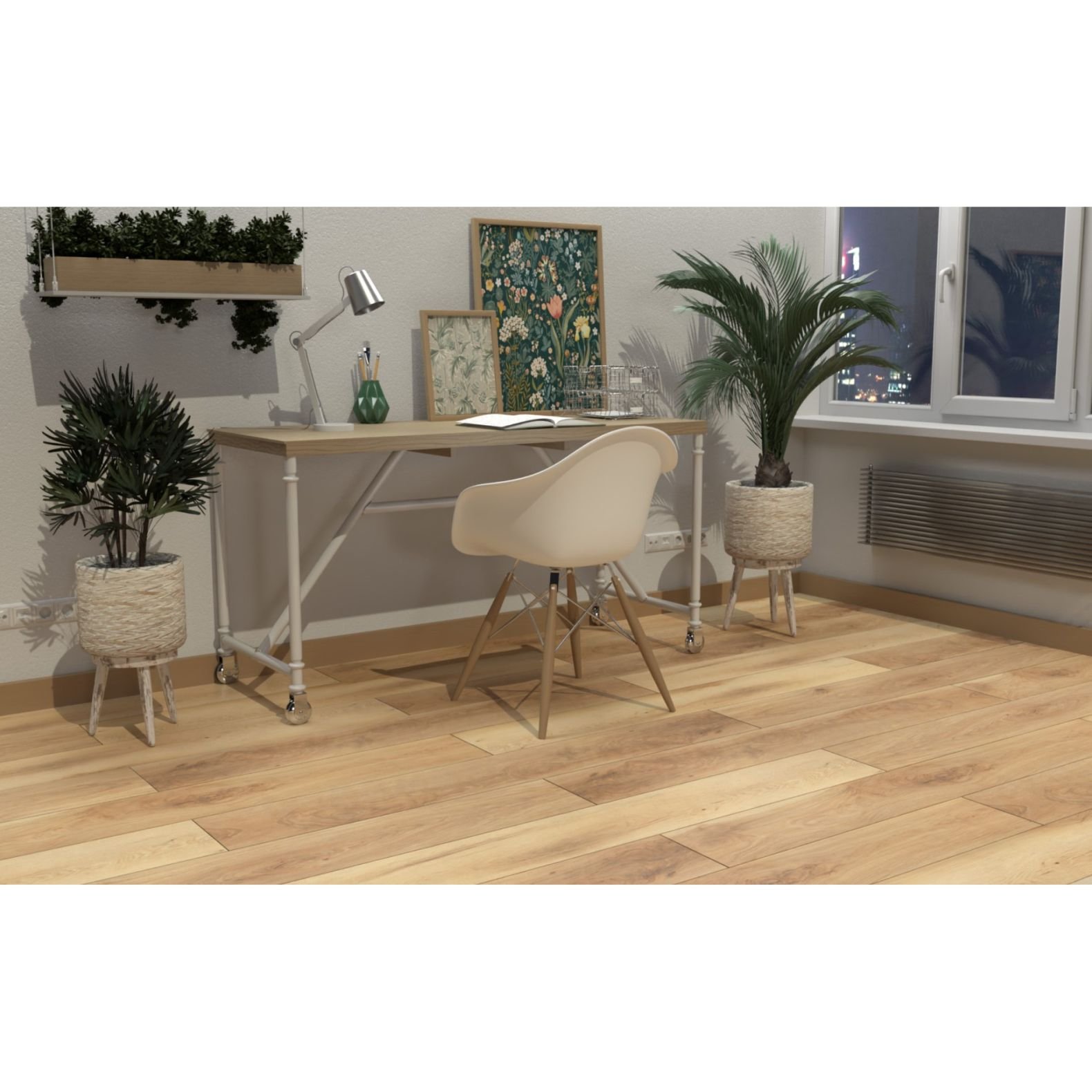 Виниловый SPC ламинат Planker (Планкер) Magnetic 5/43 Дуб Морсан (Oak Morsan) , 1105