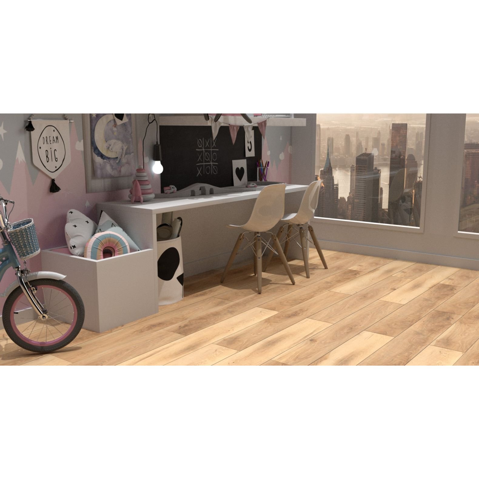 Виниловый SPC ламинат Planker (Планкер) Magnetic 5/43 Дуб Морсан (Oak Morsan) , 1105