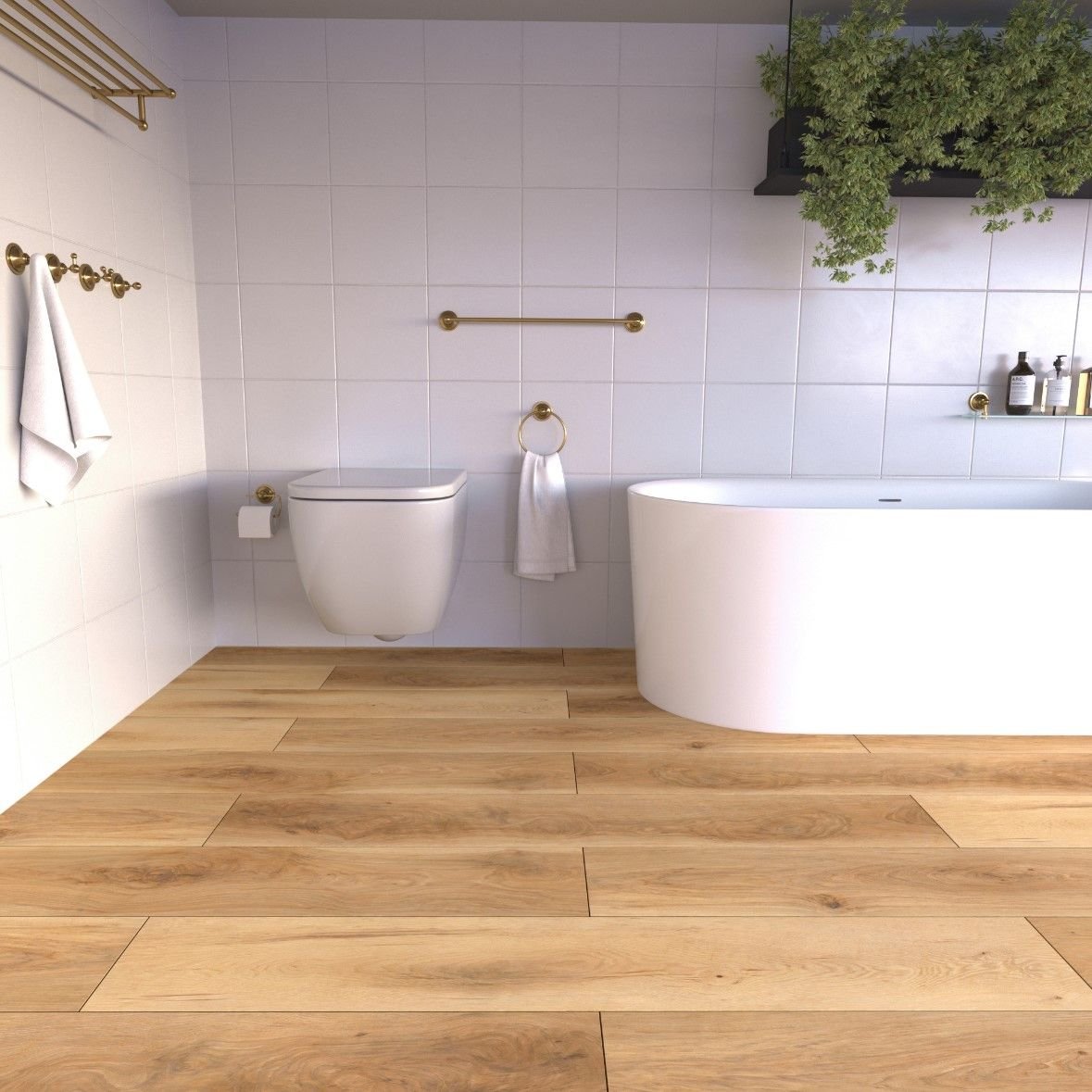 Виниловый SPC ламинат Planker (Планкер) Magnetic 5/43 Дуб Морсан (Oak Morsan) , 1105