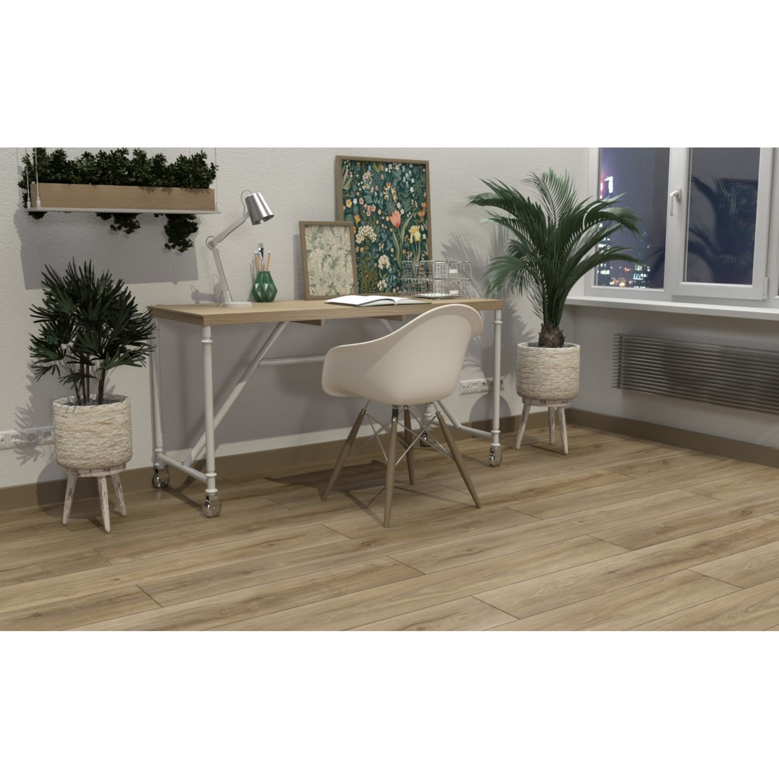 Виниловый SPC ламинат Planker (Планкер) Magnetic 5/43 Дуб Гассен (Oak Gassen) , 1108