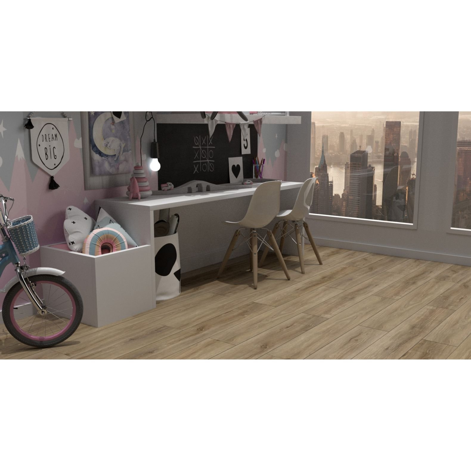 Виниловый SPC ламинат Planker (Планкер) Magnetic 5/43 Дуб Гассен (Oak Gassen) , 1108