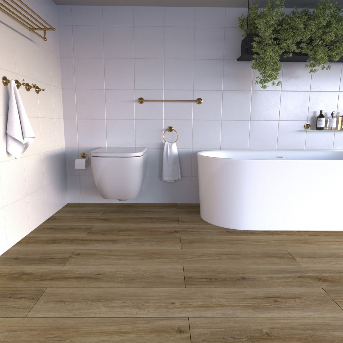 Виниловый SPC ламинат Planker (Планкер) Magnetic 5/43 Дуб Гассен (Oak Gassen) , 1108