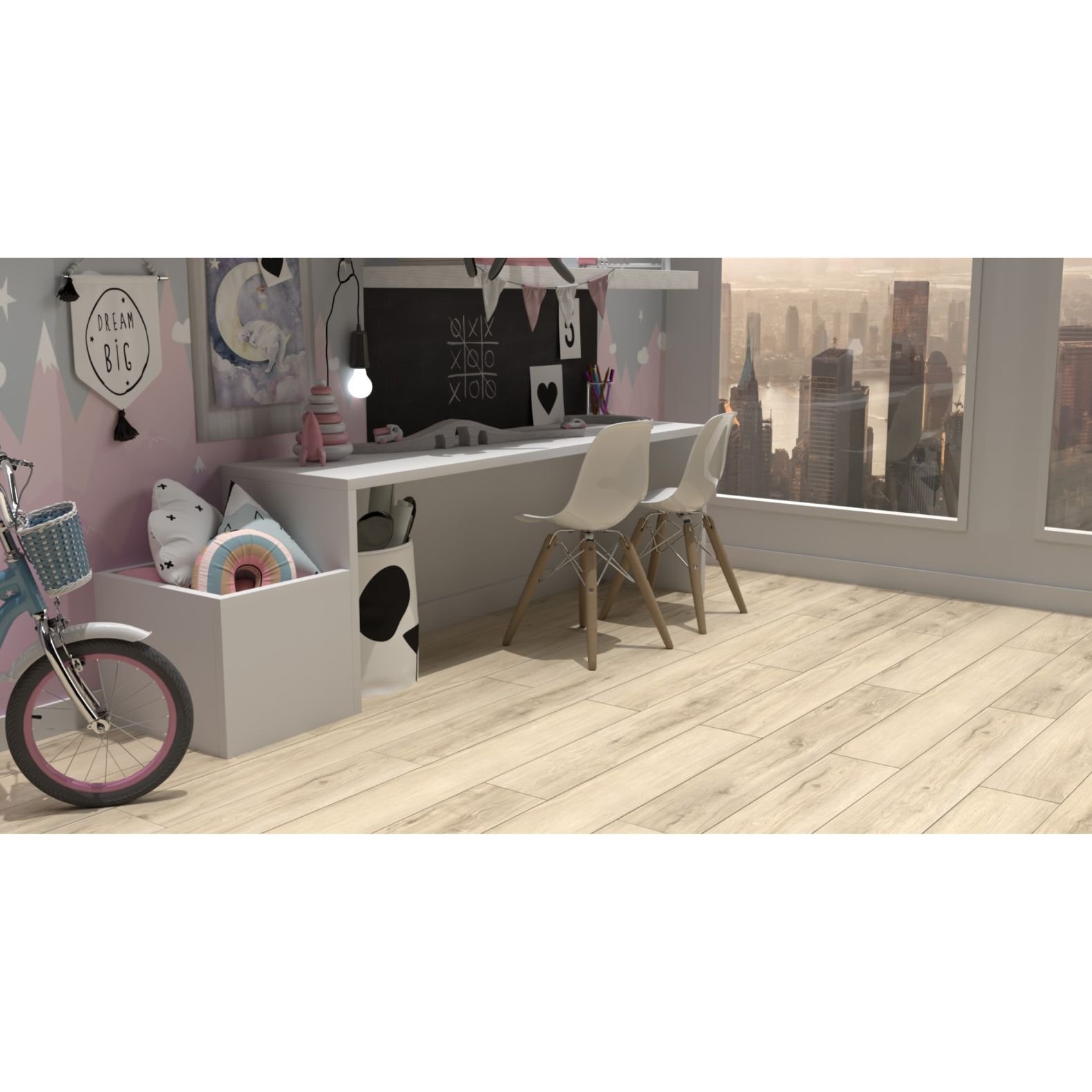 Виниловый SPC ламинат Planker (Планкер) Magnetic 5/43 Дуб Салер (Oak Saler) , 1110