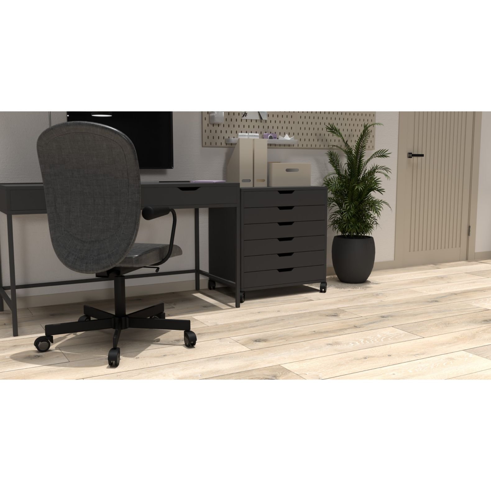 Виниловый SPC ламинат Planker (Планкер) Expert ABA 6,5/43 Дуб Старк (Oak Stark) , 9003