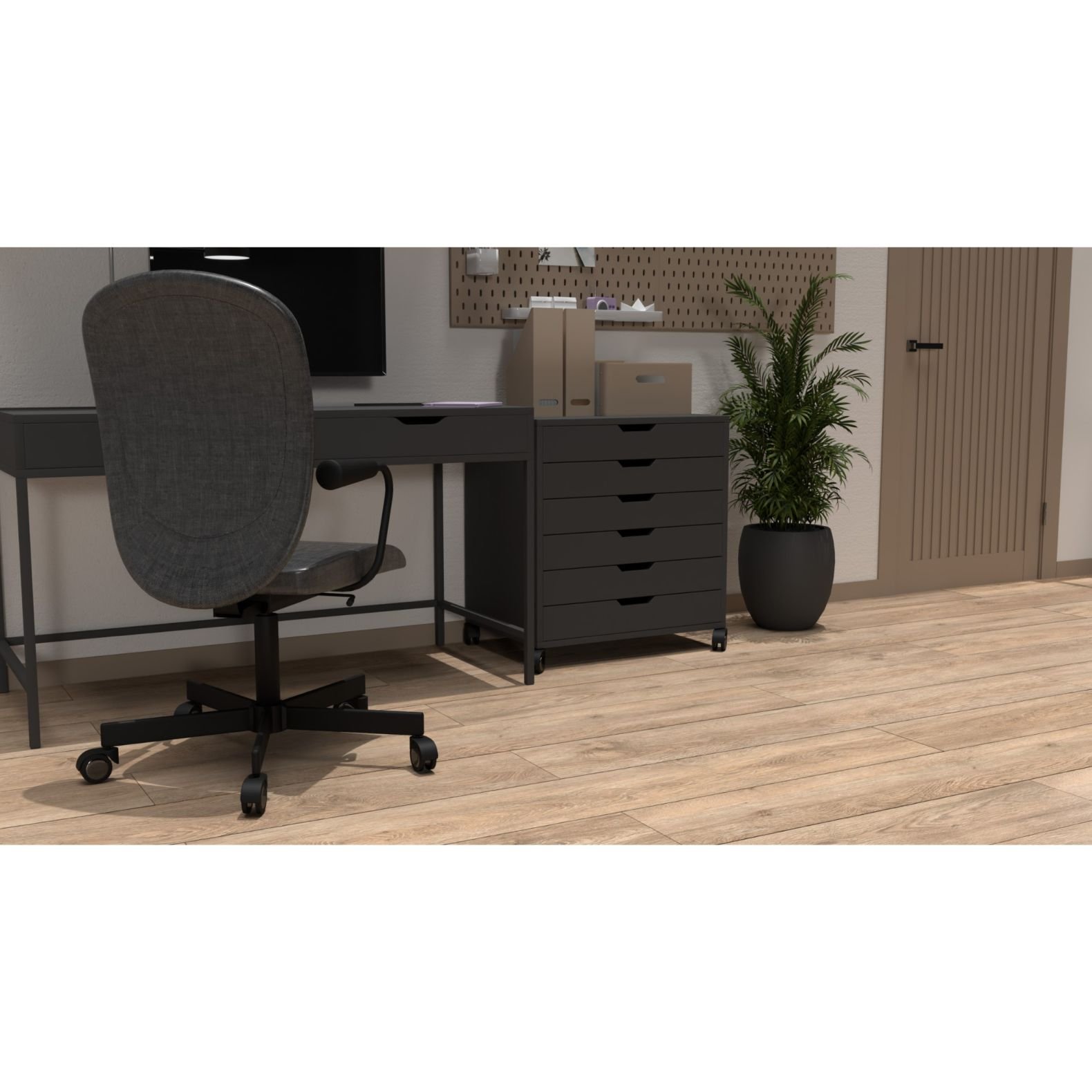 Виниловый SPC ламинат Planker (Планкер) Expert ABA 6,5/43 Дуб Холл (Oak Hall) , 9010