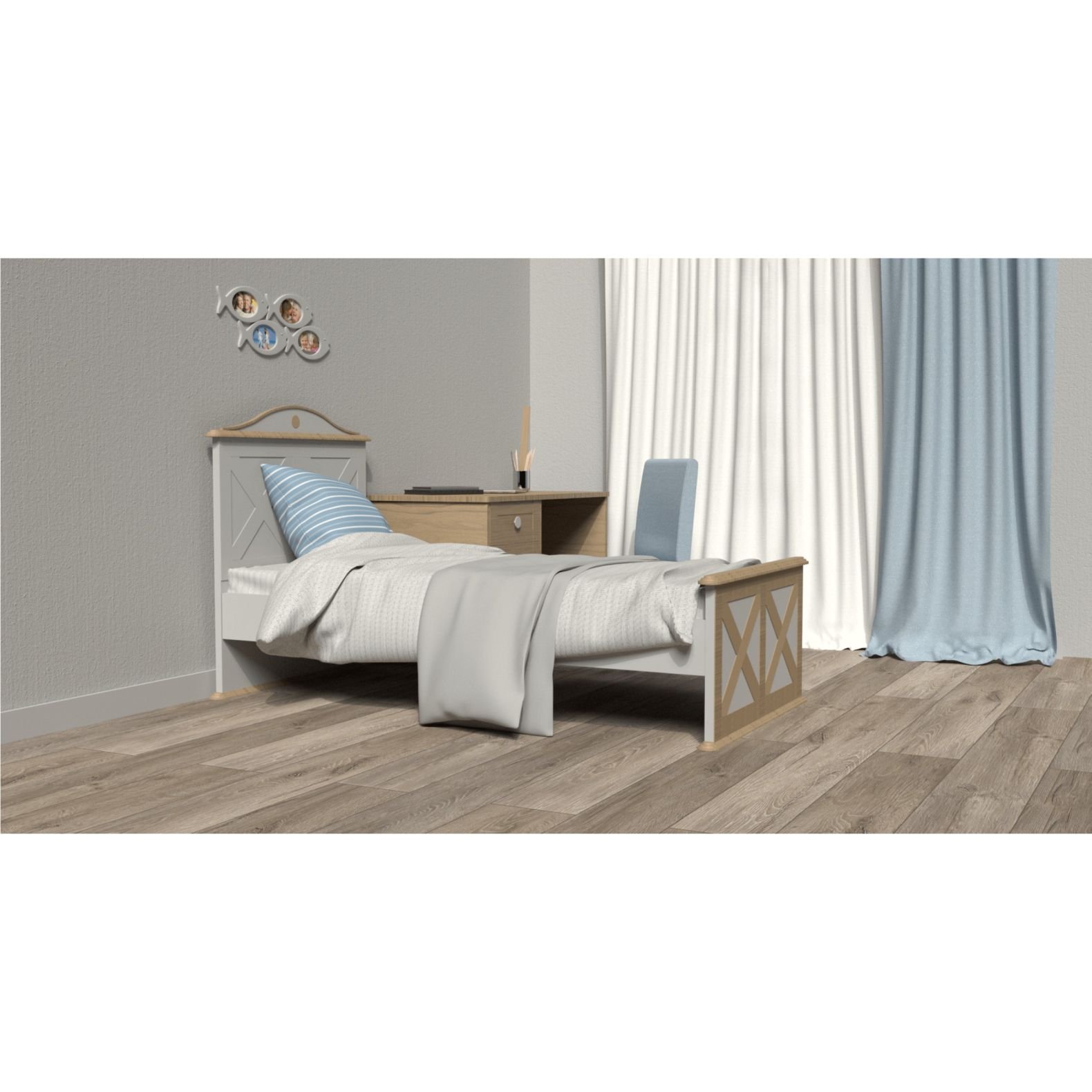 Виниловый SPC ламинат Planker (Планкер) Elegant Line 4/43 Дуб Лирик (Oak Lyric) , 3001