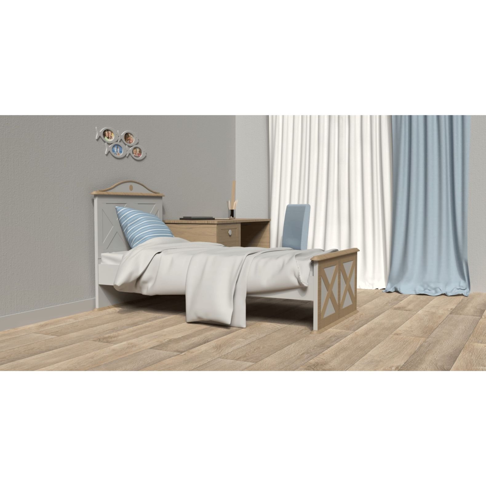 Виниловый SPC ламинат Planker (Планкер) Elegant Line 4/43 Дуб Монумент (Oak Monument) , 3003