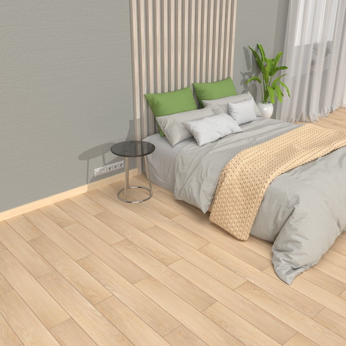 Виниловый SPC ламинат Planker (Планкер) Elegant Line 4/43 Дуб Прогресс (Oak Progress) , 3010