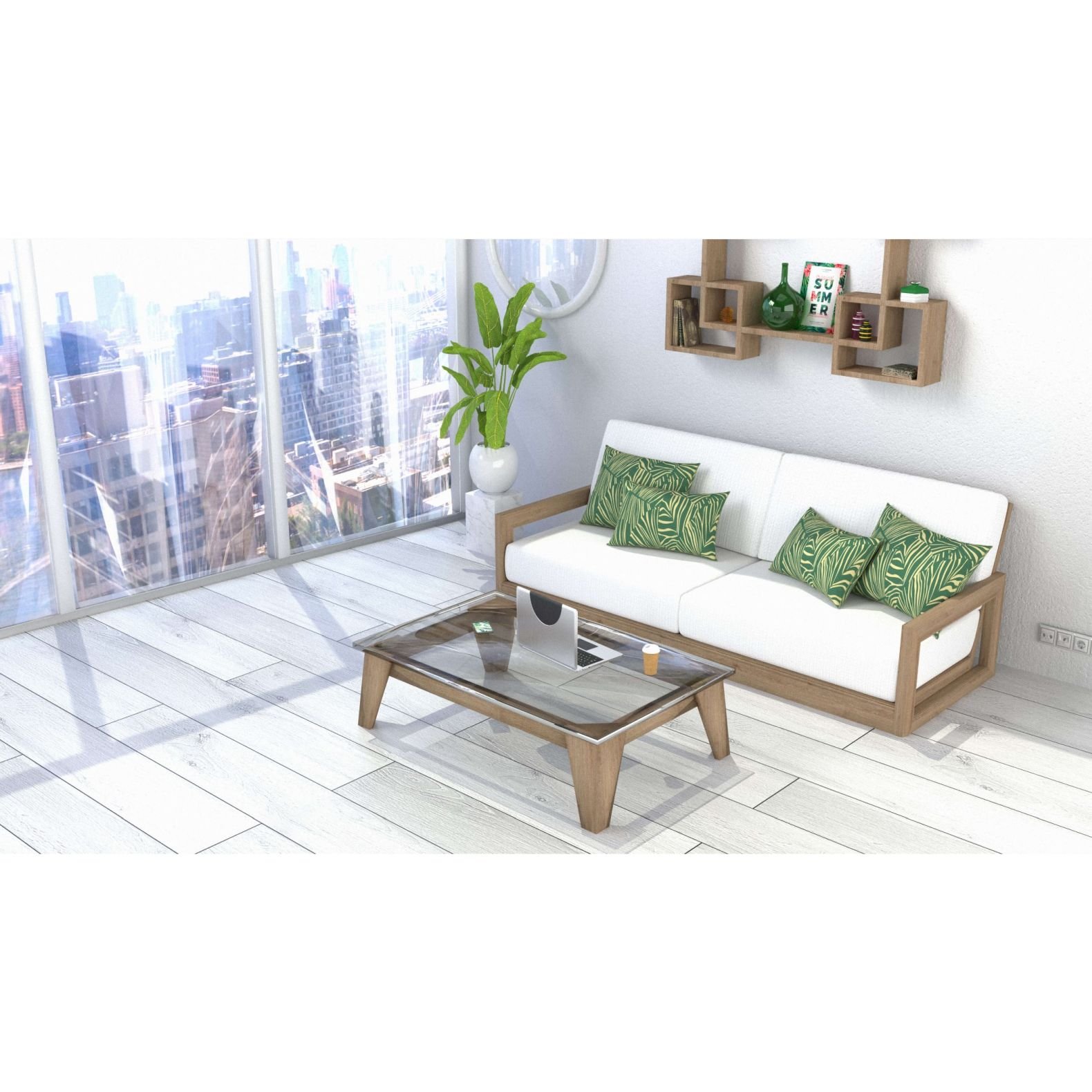 Виниловый SPC ламинат Planker (Планкер) Force 3,5/33 Дуб Сплэш (Oak Splash) , 4004