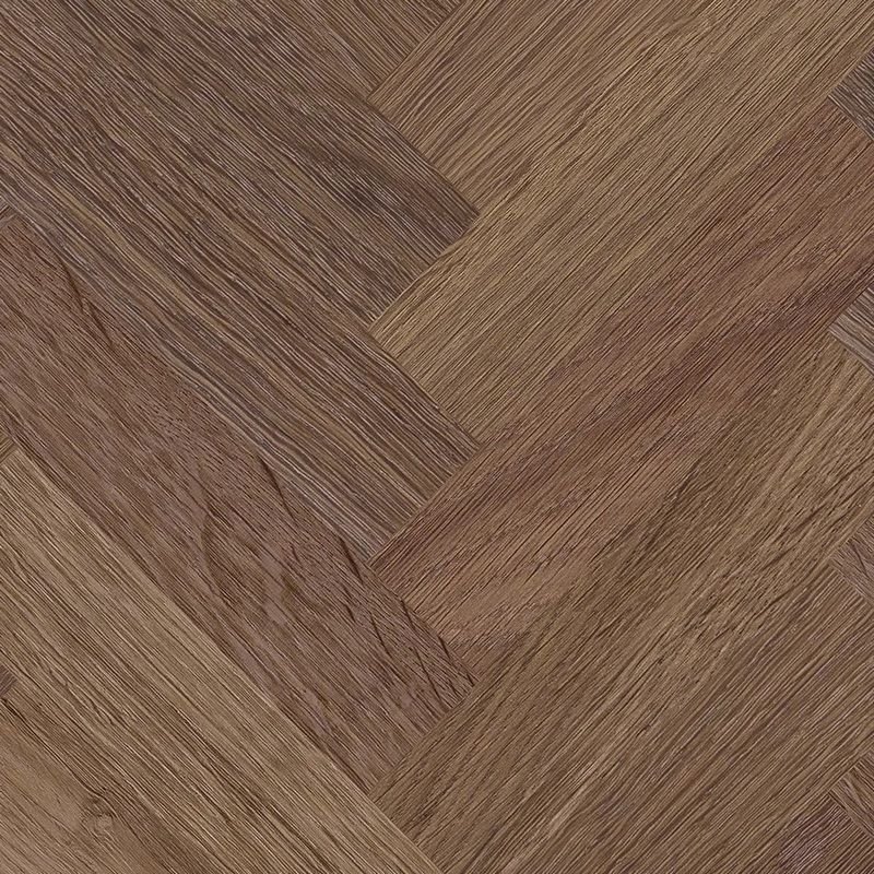 Кварц-виниловая LVT напольная плитка Invictus (Инвиктус) Maximus Click Herringbone 5/42 Highland Oak Chocolate, 42